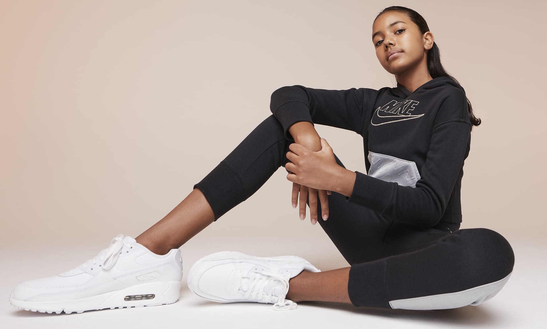 Nike Sportswear Club Fleece Icon Clash Older Kids' (Girls') Trousers ...