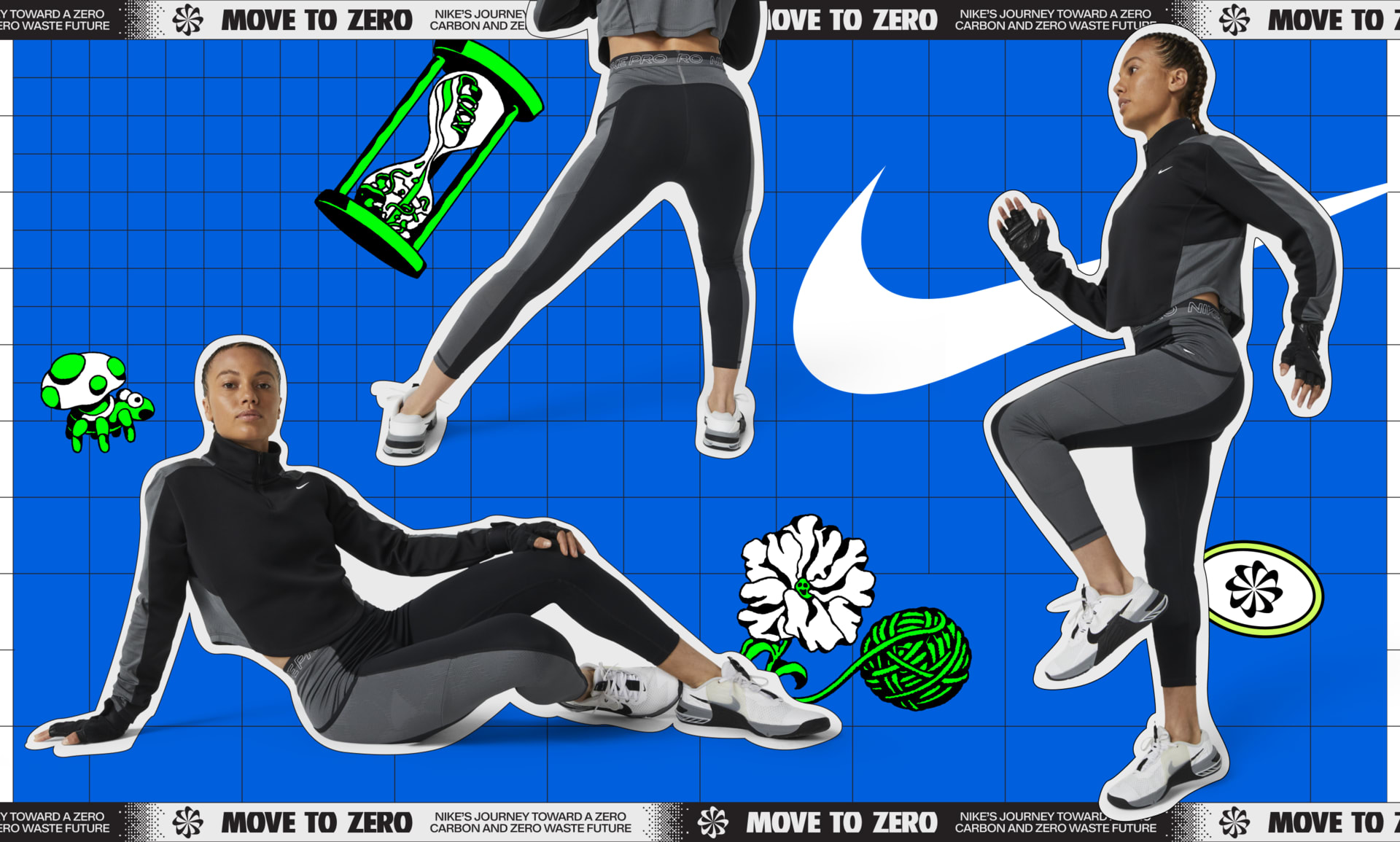 Nike Pro Warm Tight Fit 7/8 Training Gym leggings (AO9228-010)