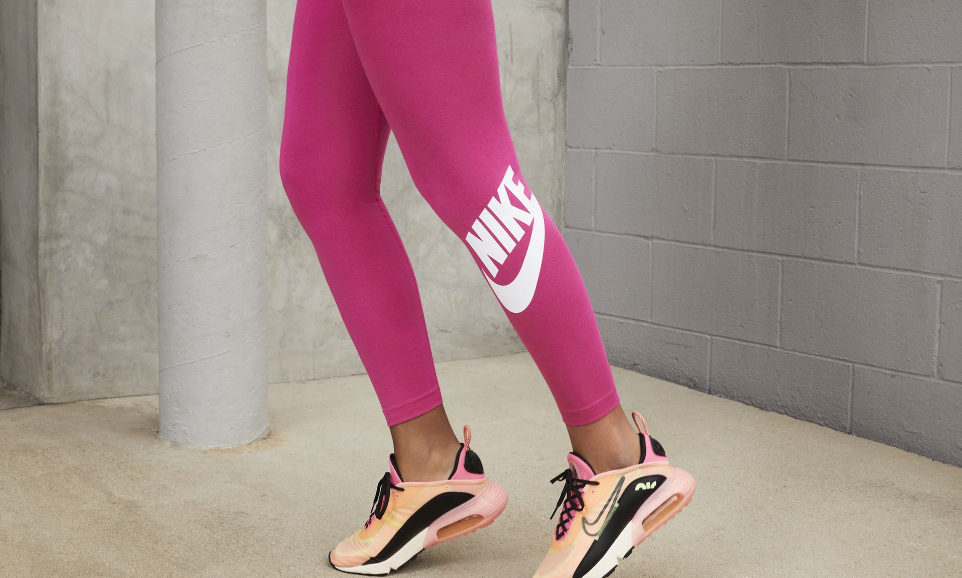 Nike Sportswear Essential Damen Leggings - CZ8528-063 - Grau