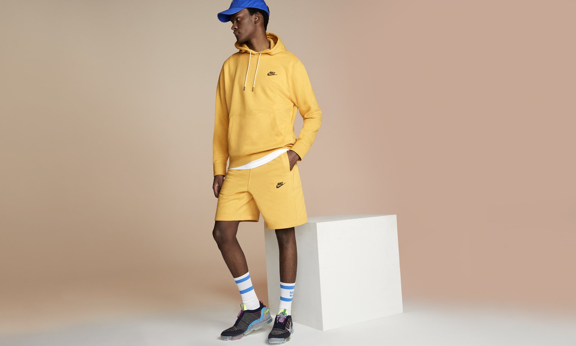 3x nike fleece shorts