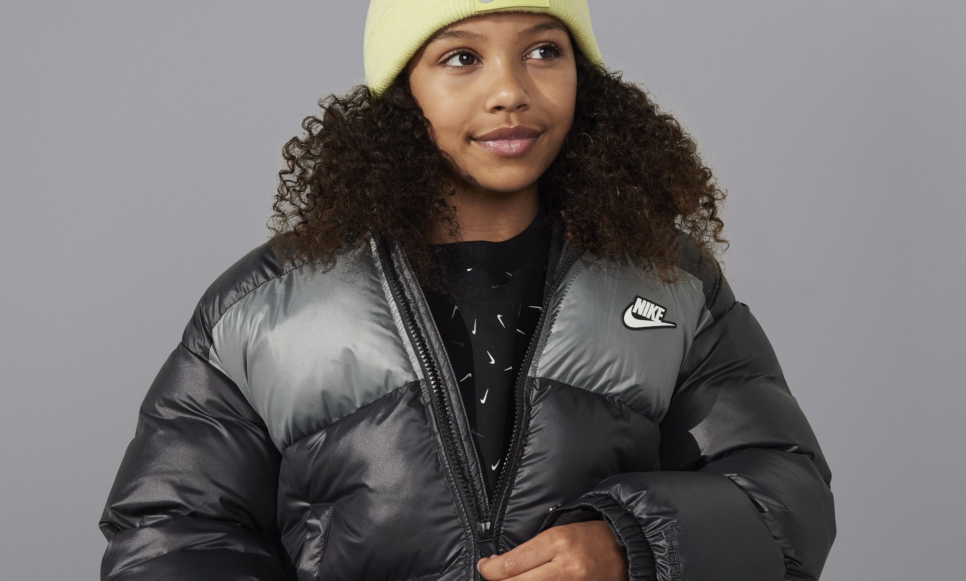 Loose Fill Kids\' Nike Jacket. Sportswear Repel Therma-FIT Hooded Synthetic Heavyweight EasyOn Big
