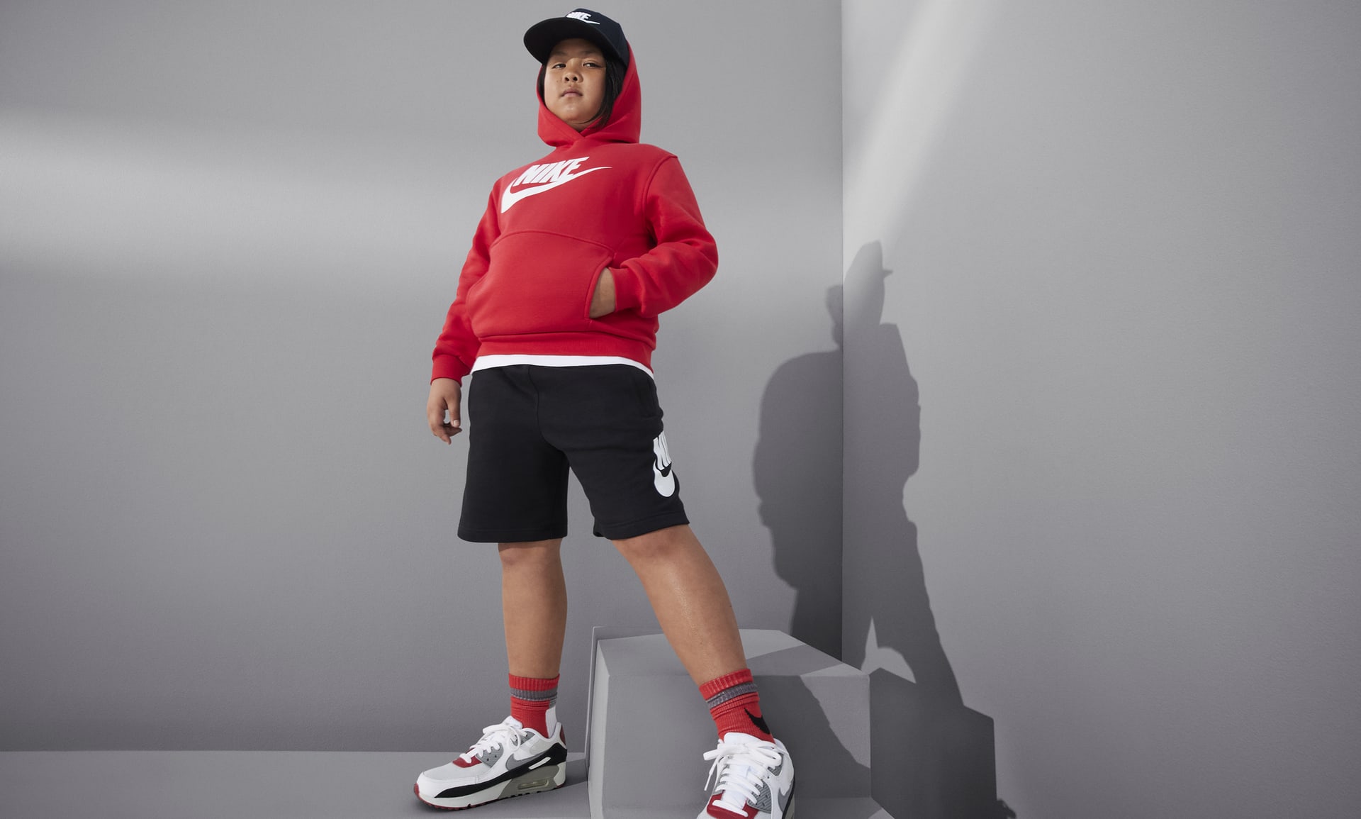 Nike Sportswear Club Fleece Big Kids' French Terry Shorts (Extended ...