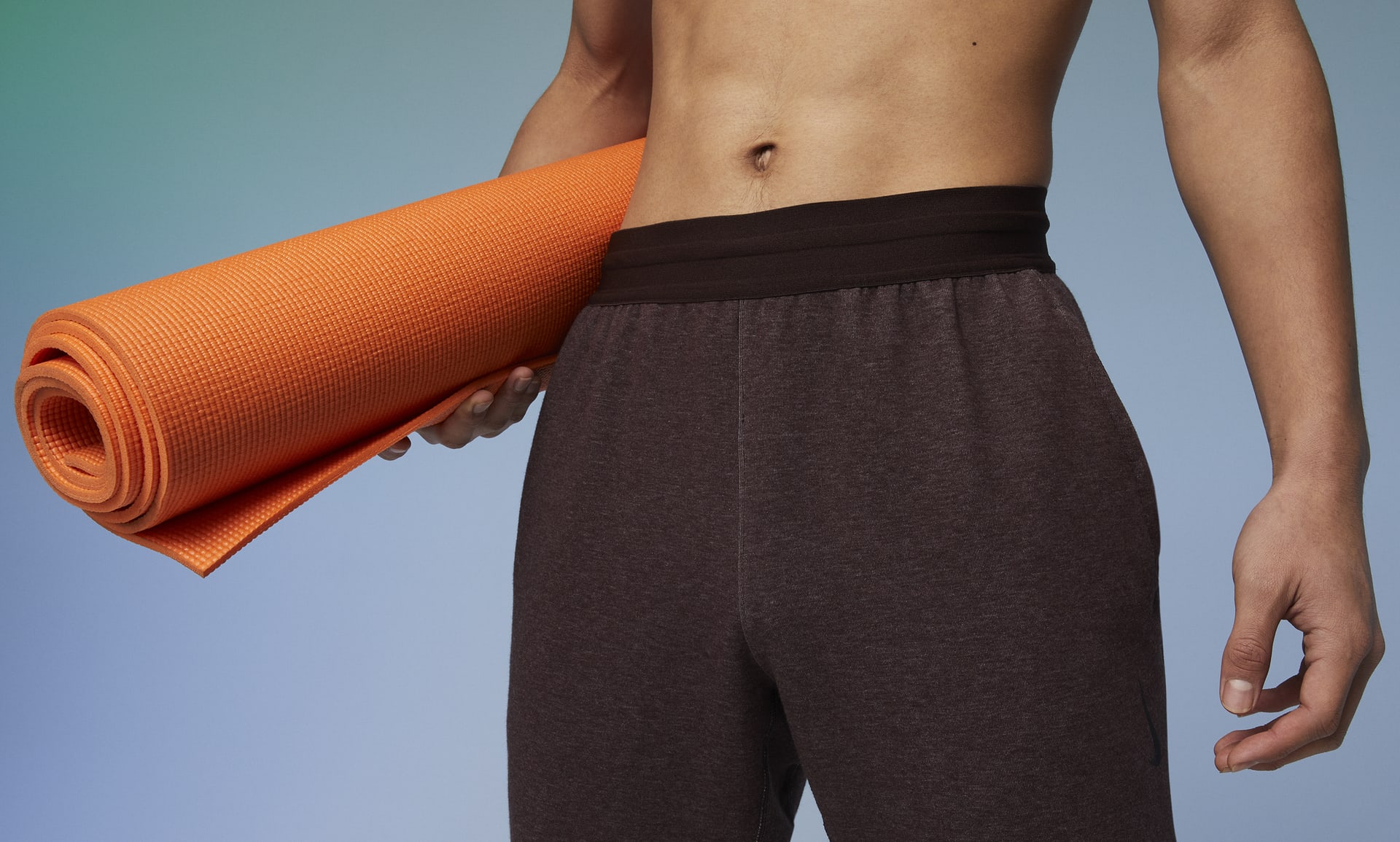 Nike Yoga Training Pants Iron Grey CU6782 068 Men's Size Small
