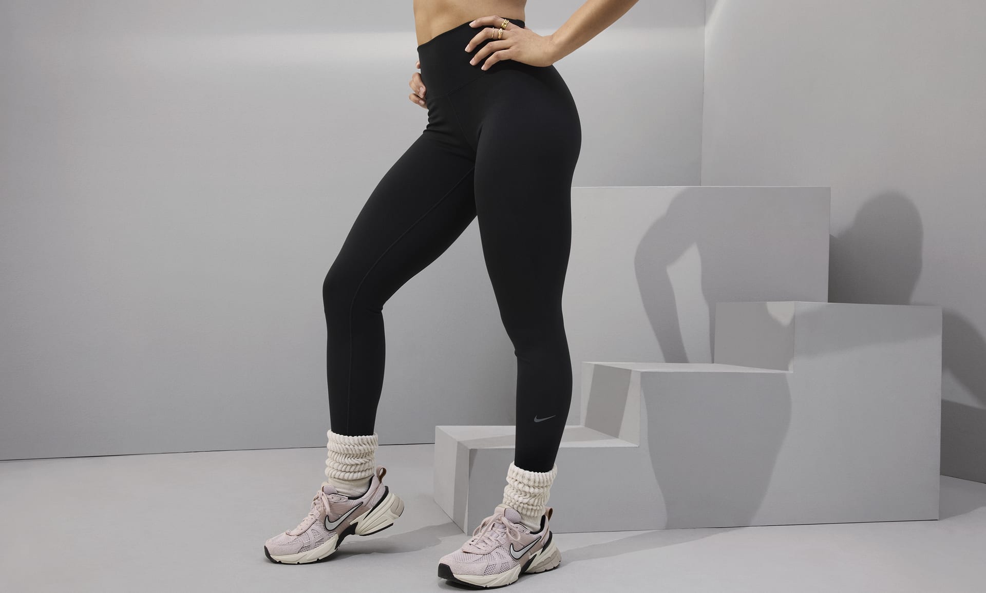 Nike One lange legging met hoge taille voor dames. Nike NL