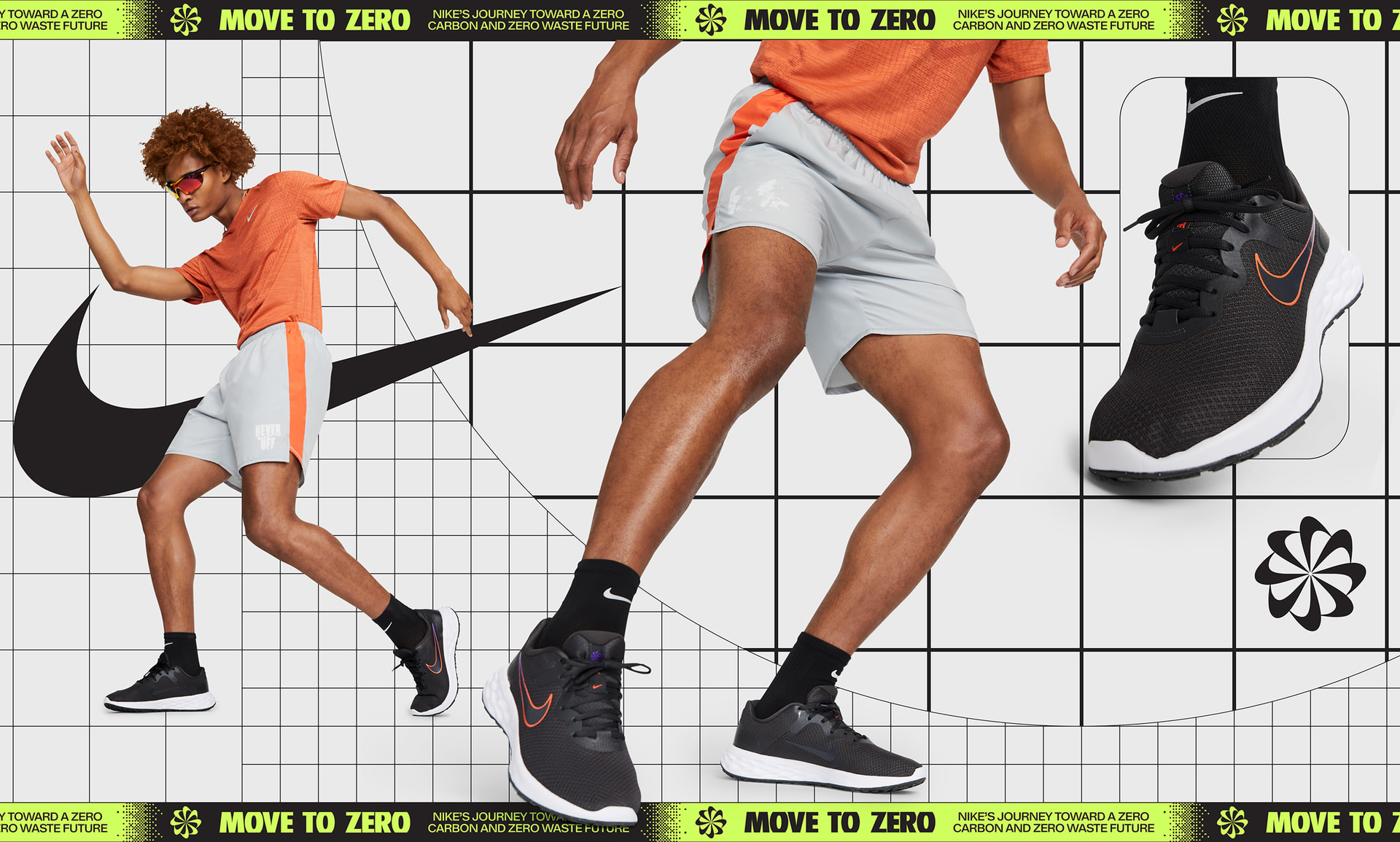 Zapatilla Nike Running Hombre Revolution 6 Negro - Azzurry