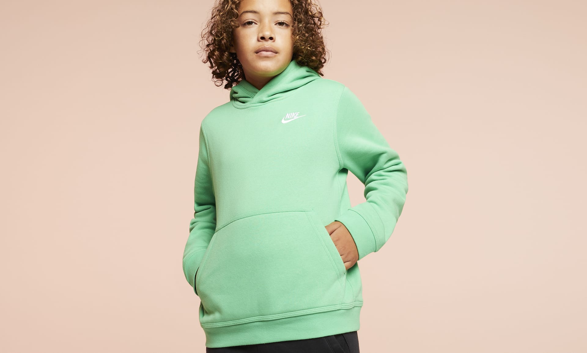 Nike Sportswear Club Fleece Big Kids' (Boys') Pullover Hoodie (Extended Size)