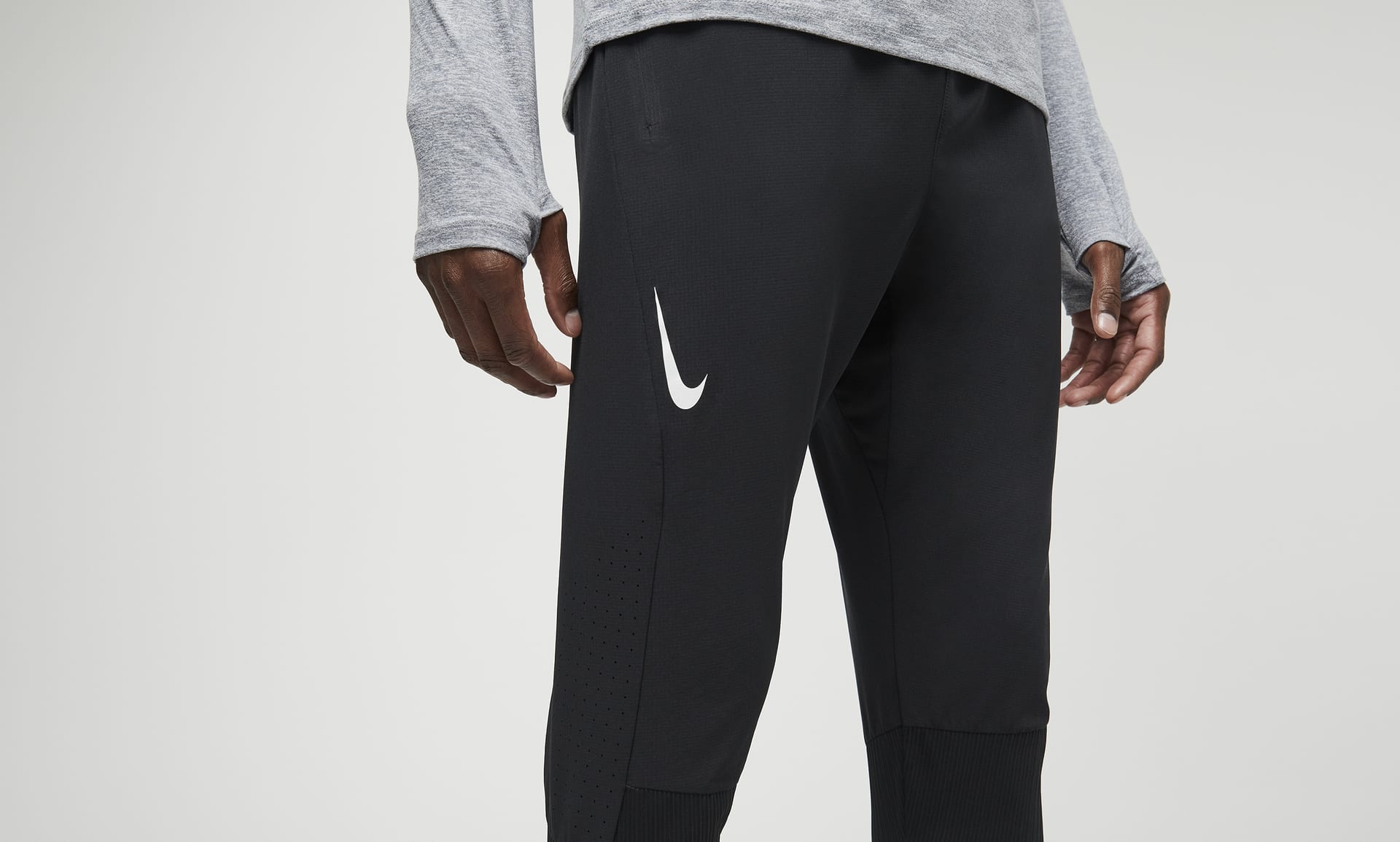  Nike Men's DRI-FIT ADV AEROSWIFT Racing Tights Leggings,  Black/Royal/Grey, Medium : Clothing, Shoes & Jewelry