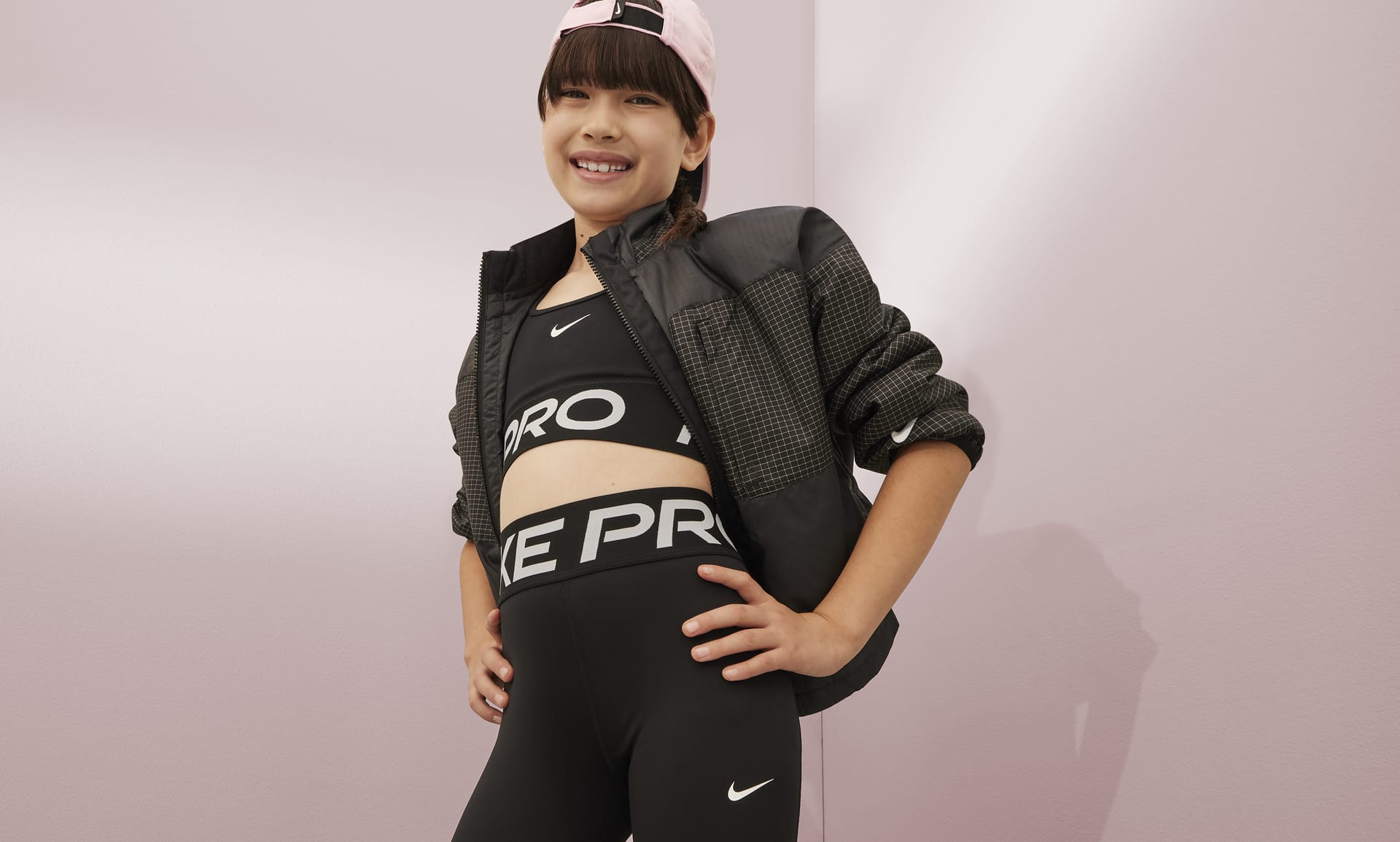 Buy Nike Pro Big Girls Leggings (DA1028) black from £27.00 (Today) – Best  Deals on