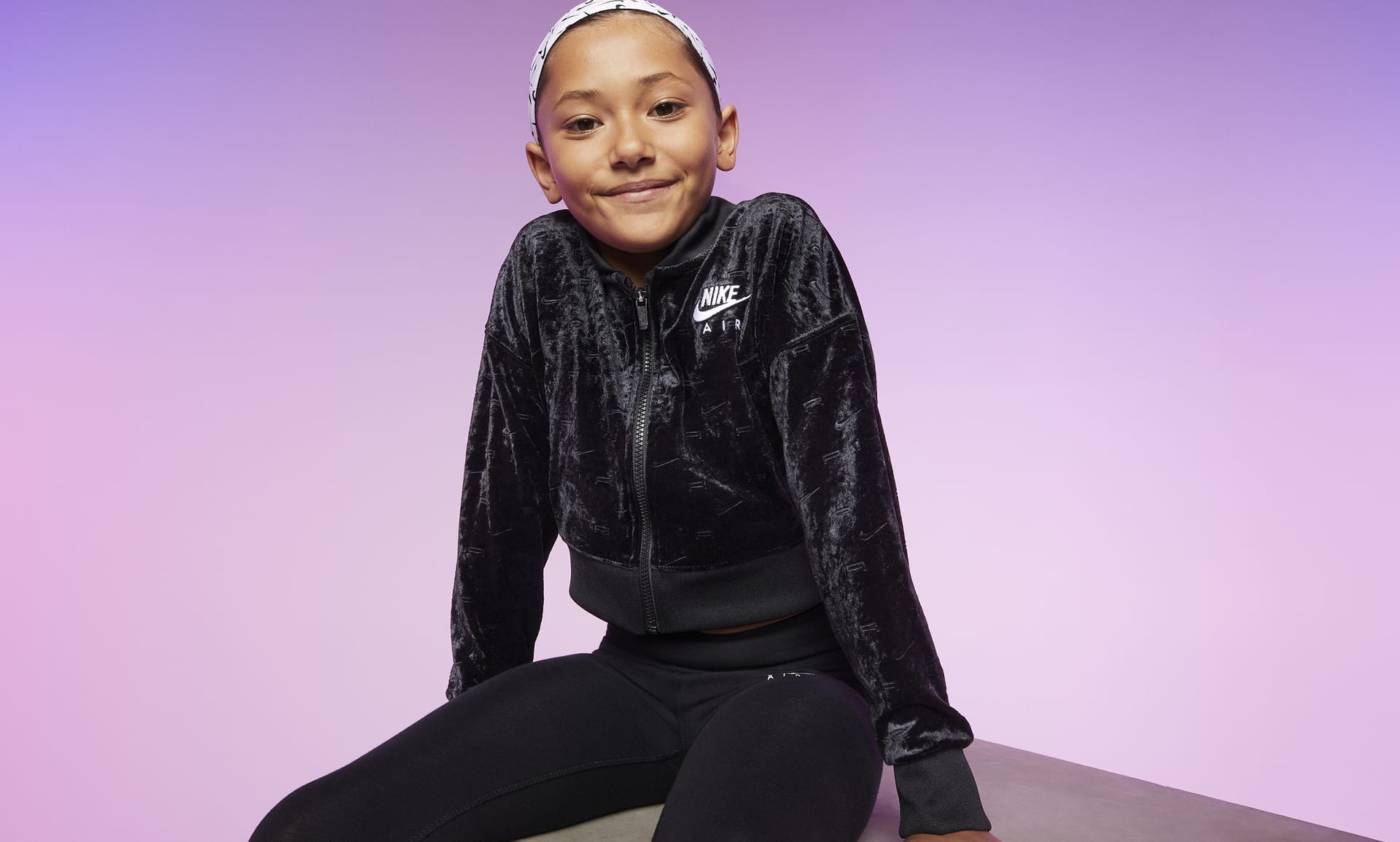 Nike Air Older Kids' (Girls') Crop Jacket. Nike PH