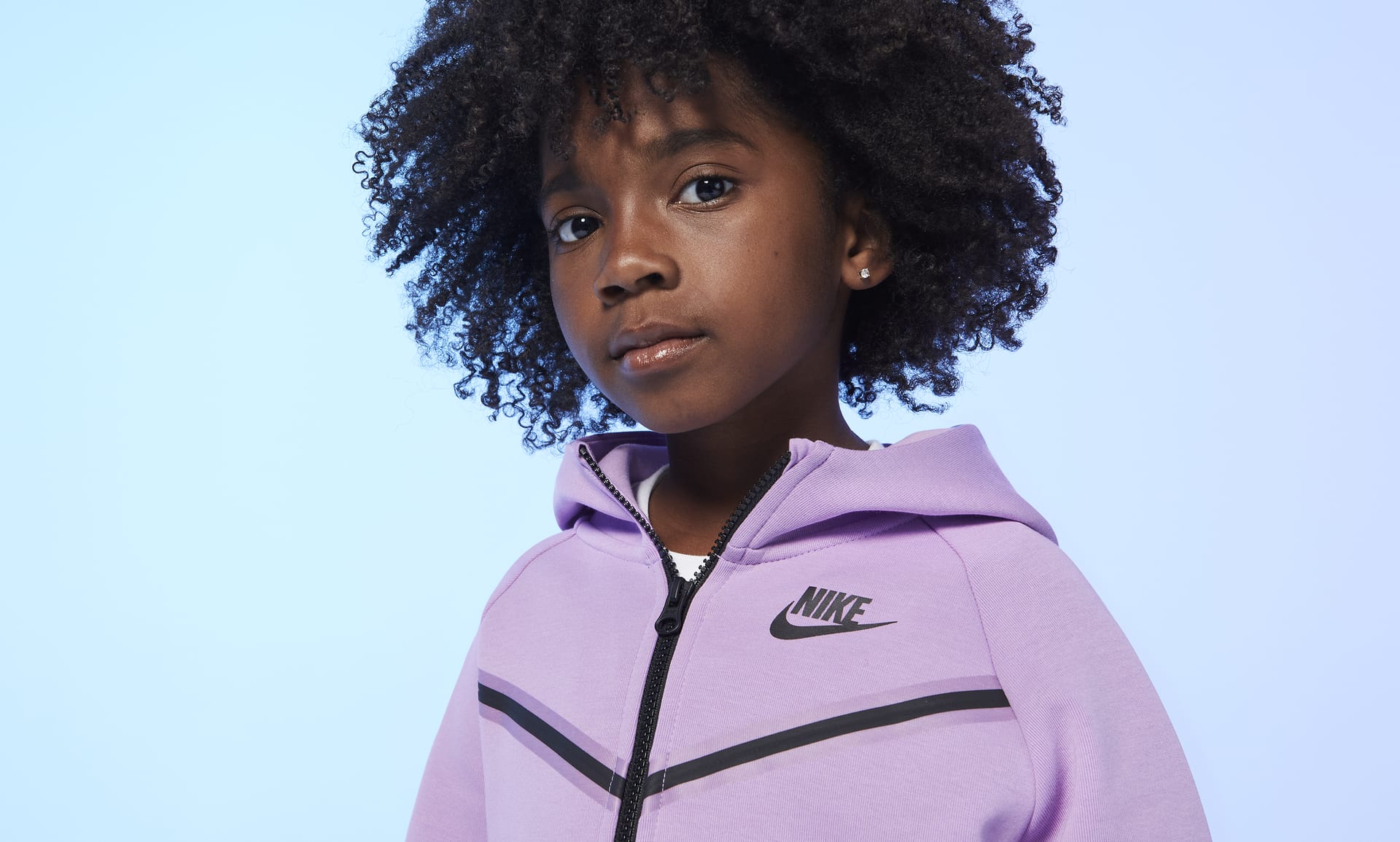 Nike Sportswear Tech Fleece Older Kids' (Girls') Full-Zip Hoodie. Nike NO