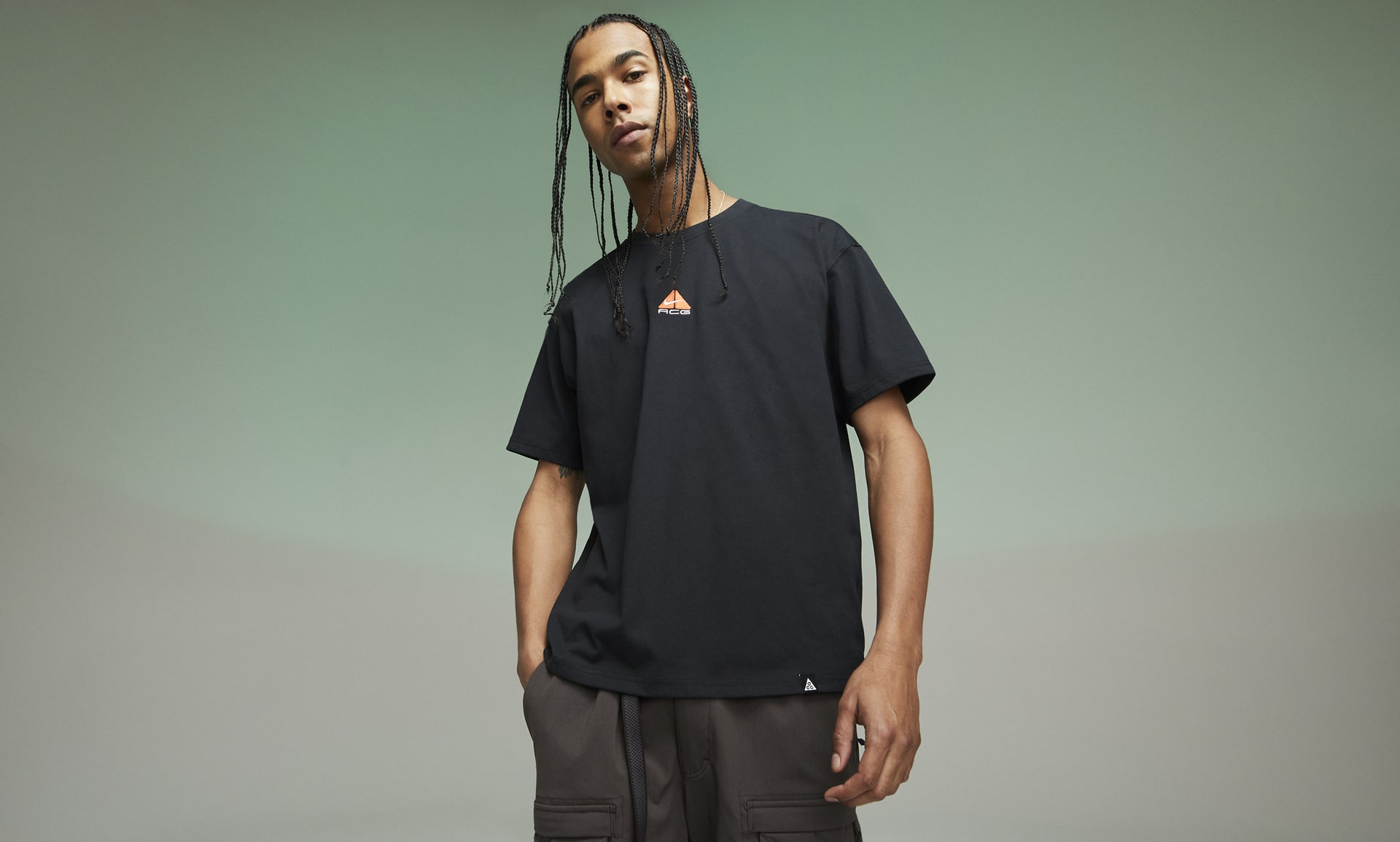 Nike ACG Men's T-Shirt - Black - XS
