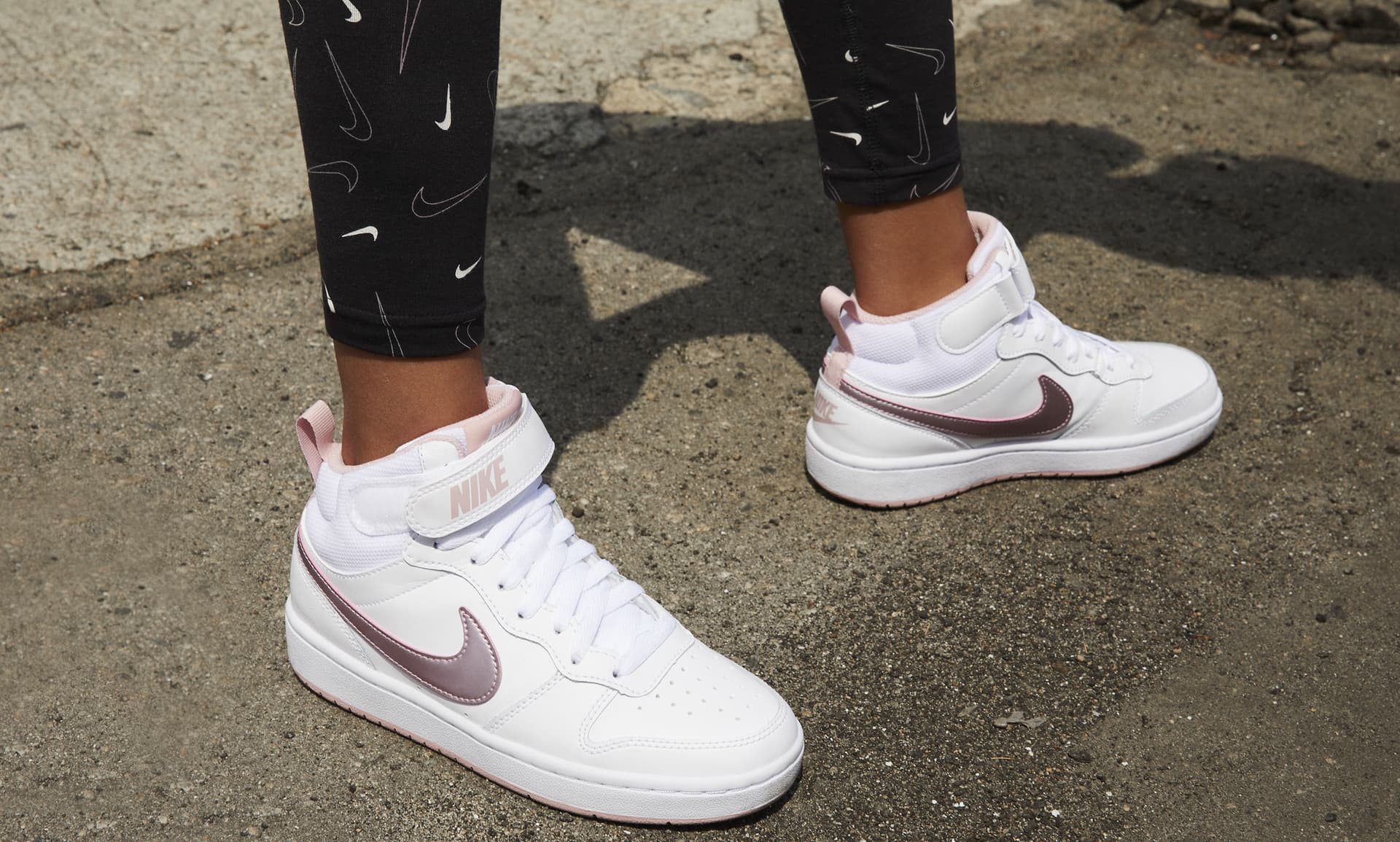 Nike Court Borough Mid Top Ladies Trainers | vlr.eng.br