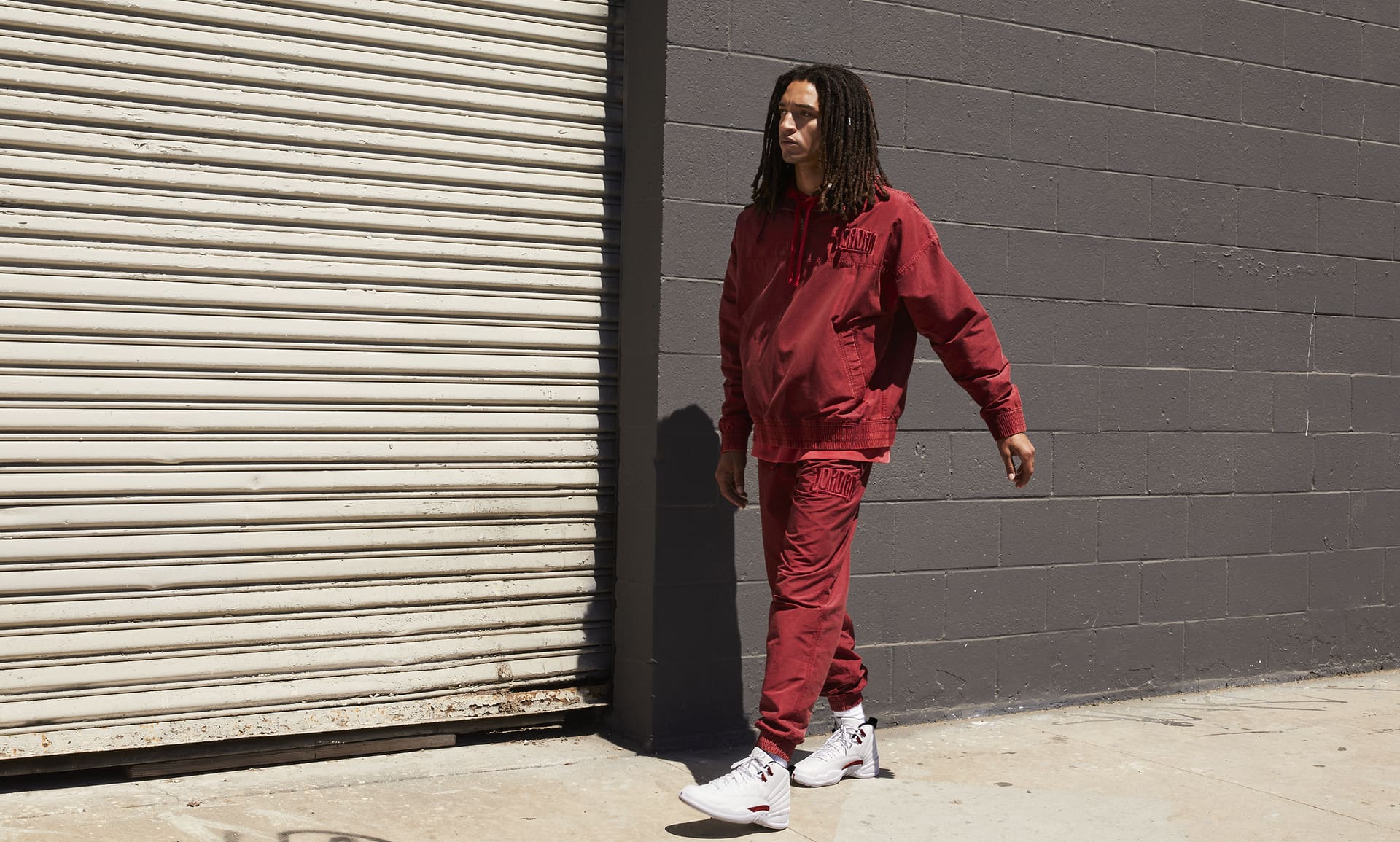 Jordan 12 clearance red outfit