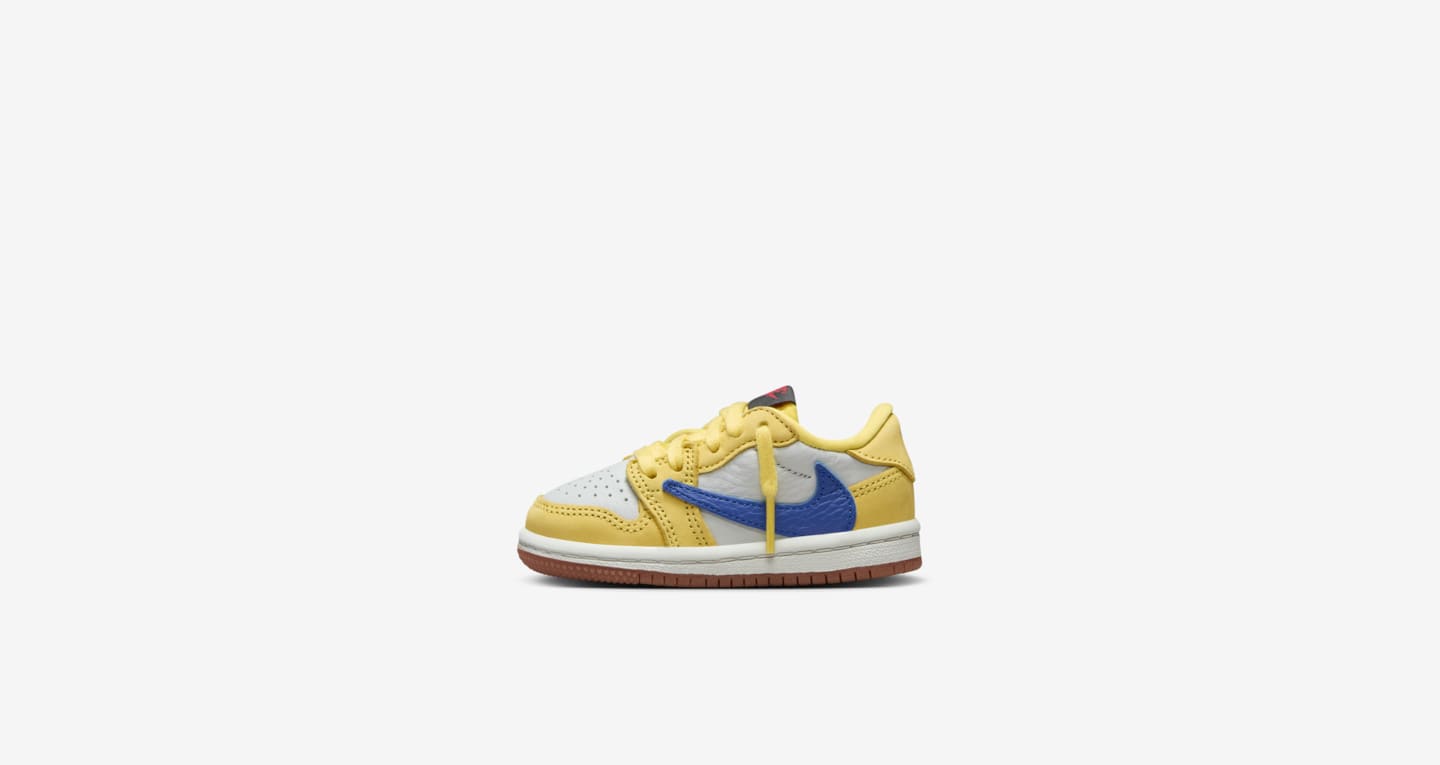 Women's Air Jordan 1 Low OG x Travis Scott 'Canary' (DZ4137700