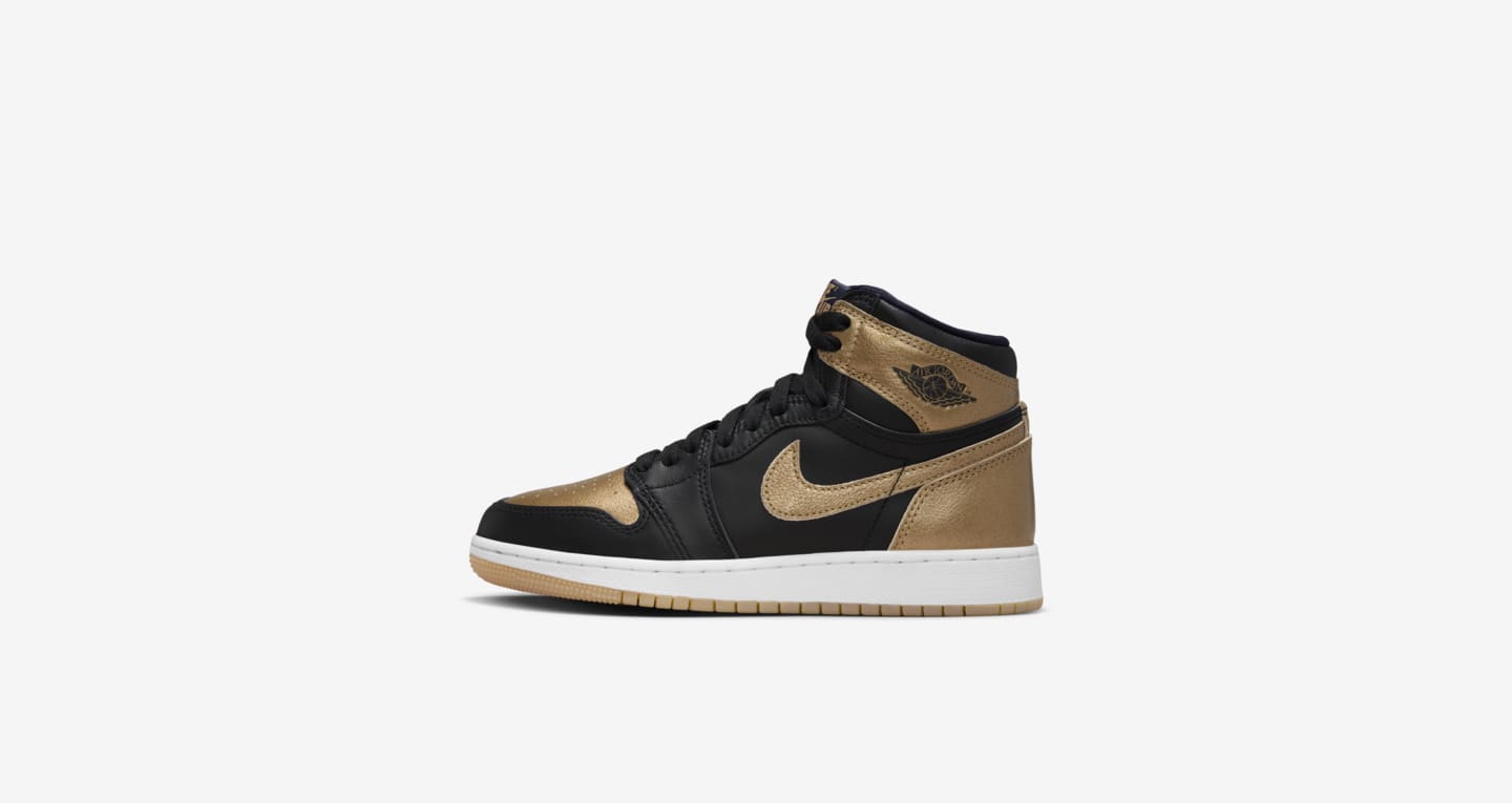 Air Jordan 1 High OG 'Black and Gold' (DZ5485071) release date. Nike