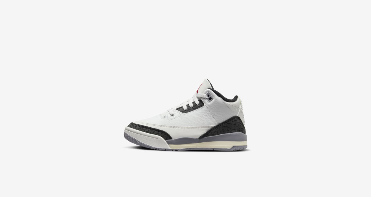 Air Jordan 3 Retro 'Cement Grey' (CT8532106) release date. Nike SNKRS