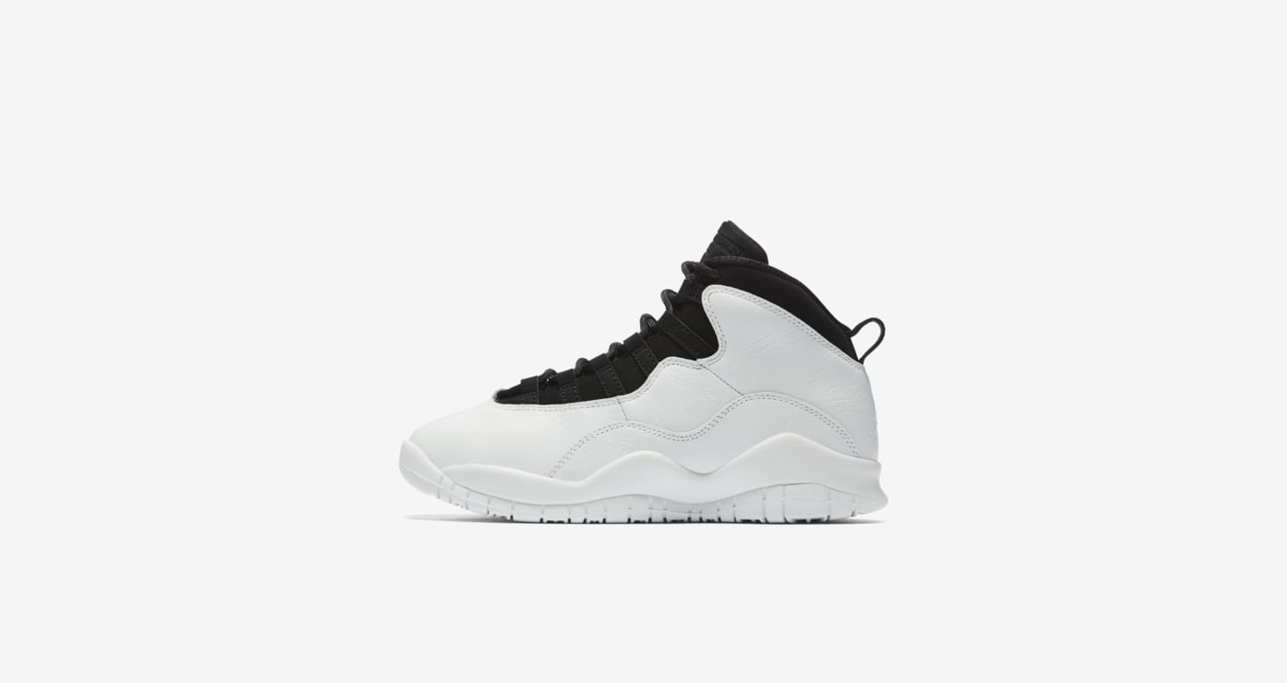 jordan 10 white black red