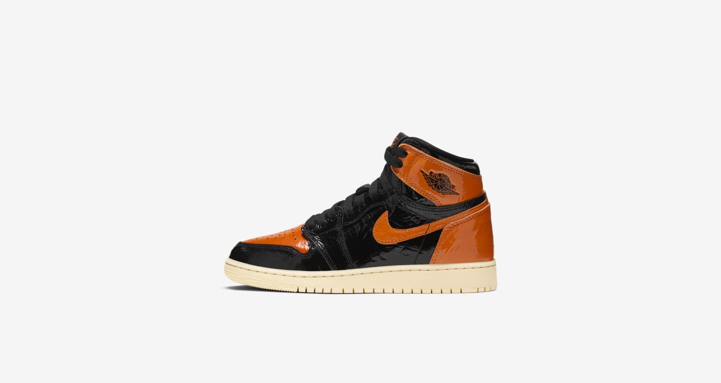 black orange purple jordan 1
