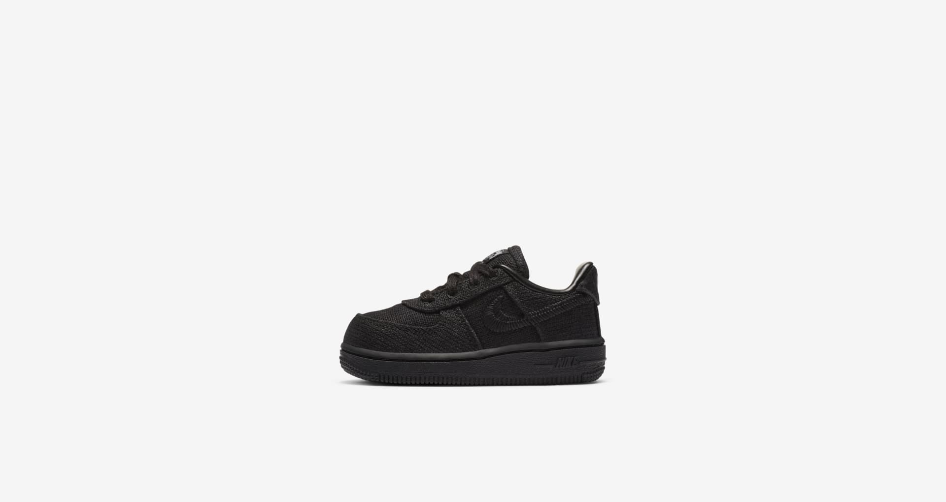 stüssy x nike air force 1 in black
