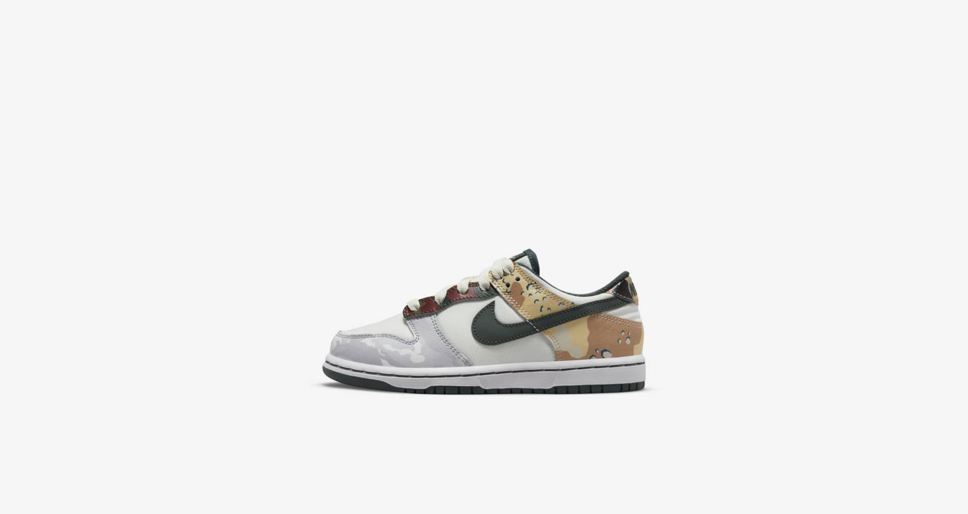Dunk Low 'Sail Multi-Camo' Release Date. Nike SNKRS MY