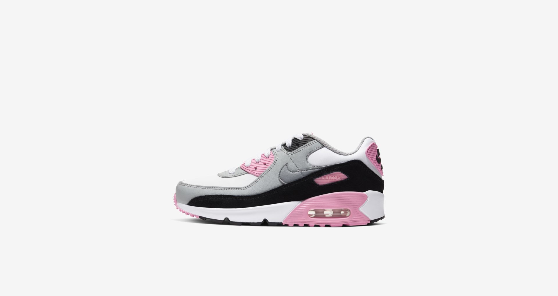 air max 90 rose on feet
