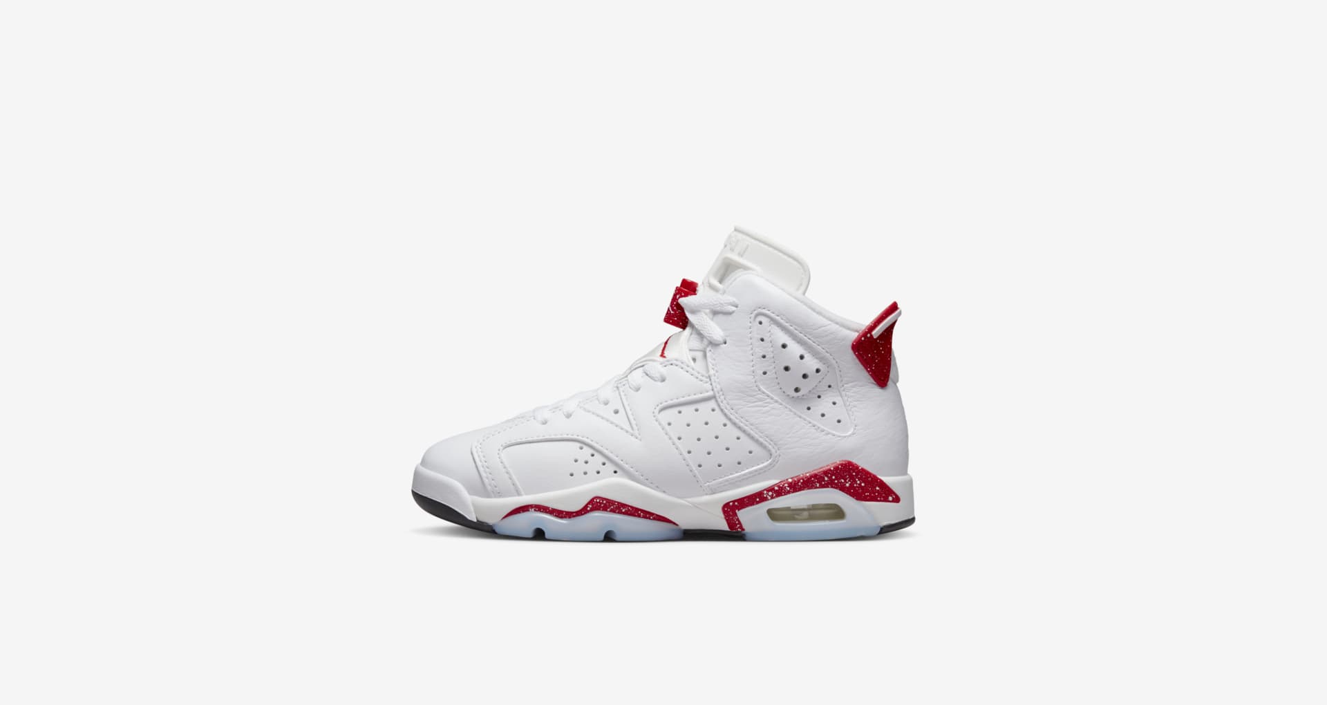 red white jordan 6s