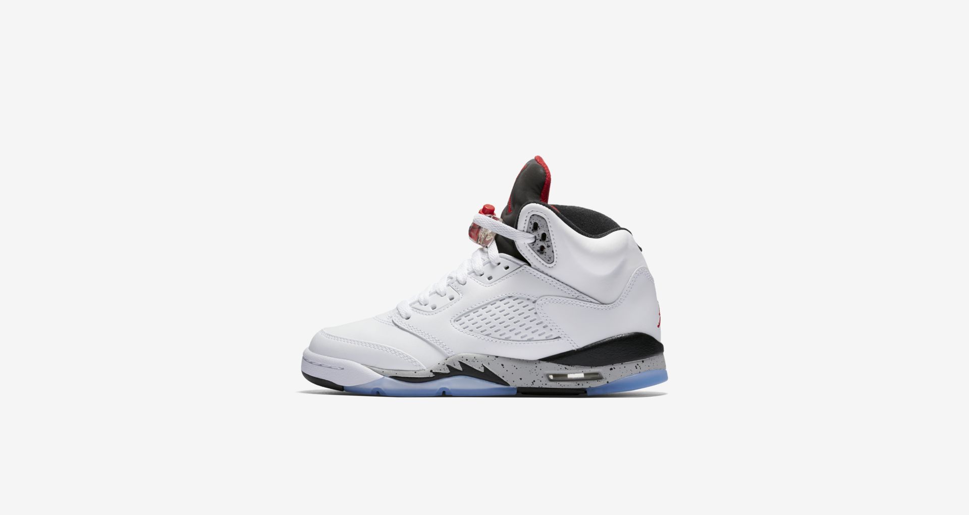 jordan 5 retro white red
