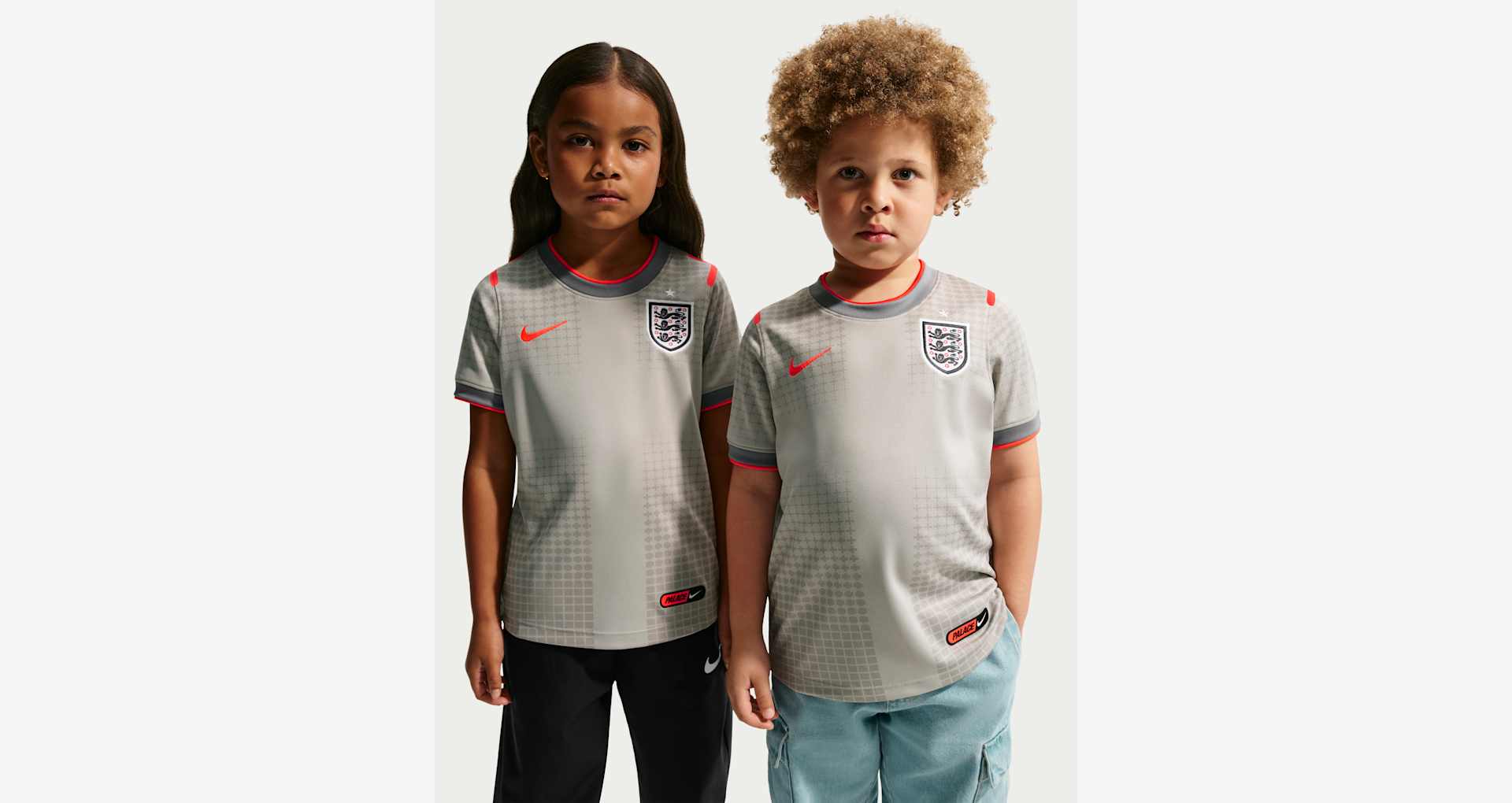 England x Palace Little Kids' Short-Sleeve Soccer Top Release Date