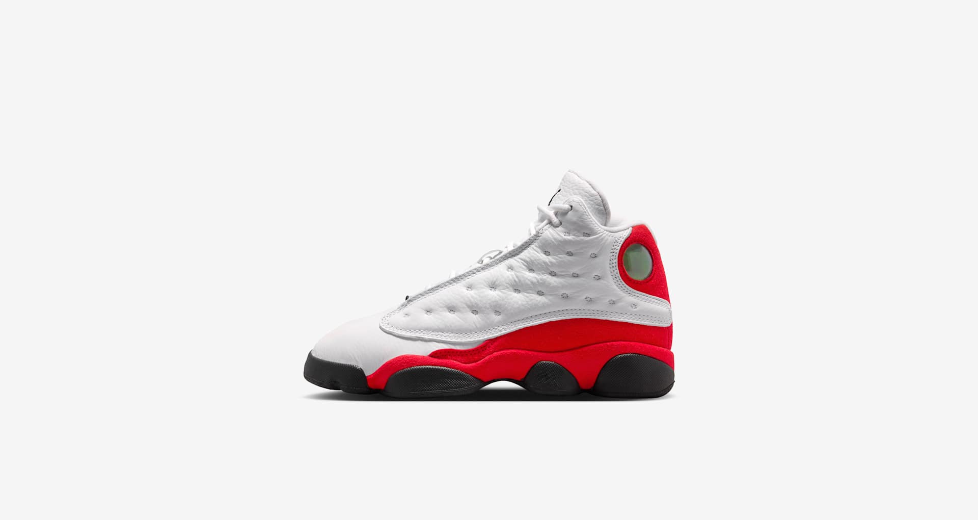 Big Kids' Air Jordan 13 Retro 'White and University Red' (DJ3003