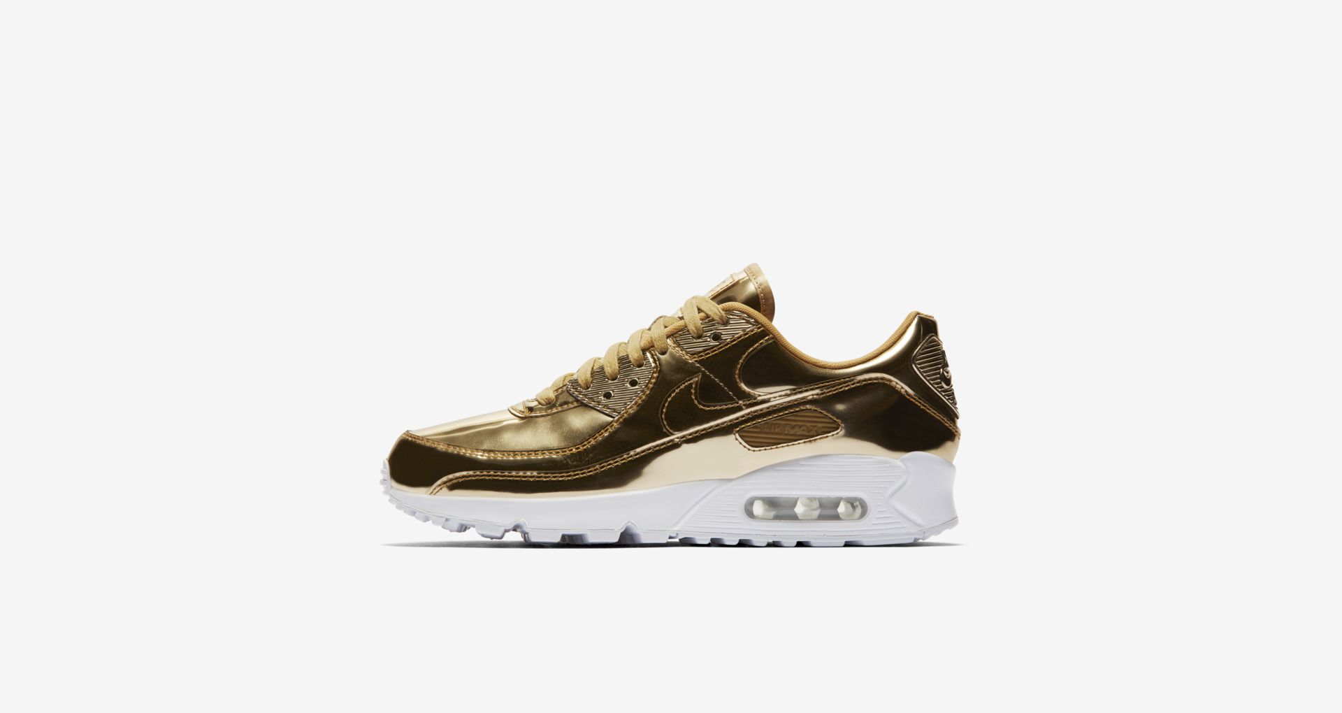 nike air max white and gold