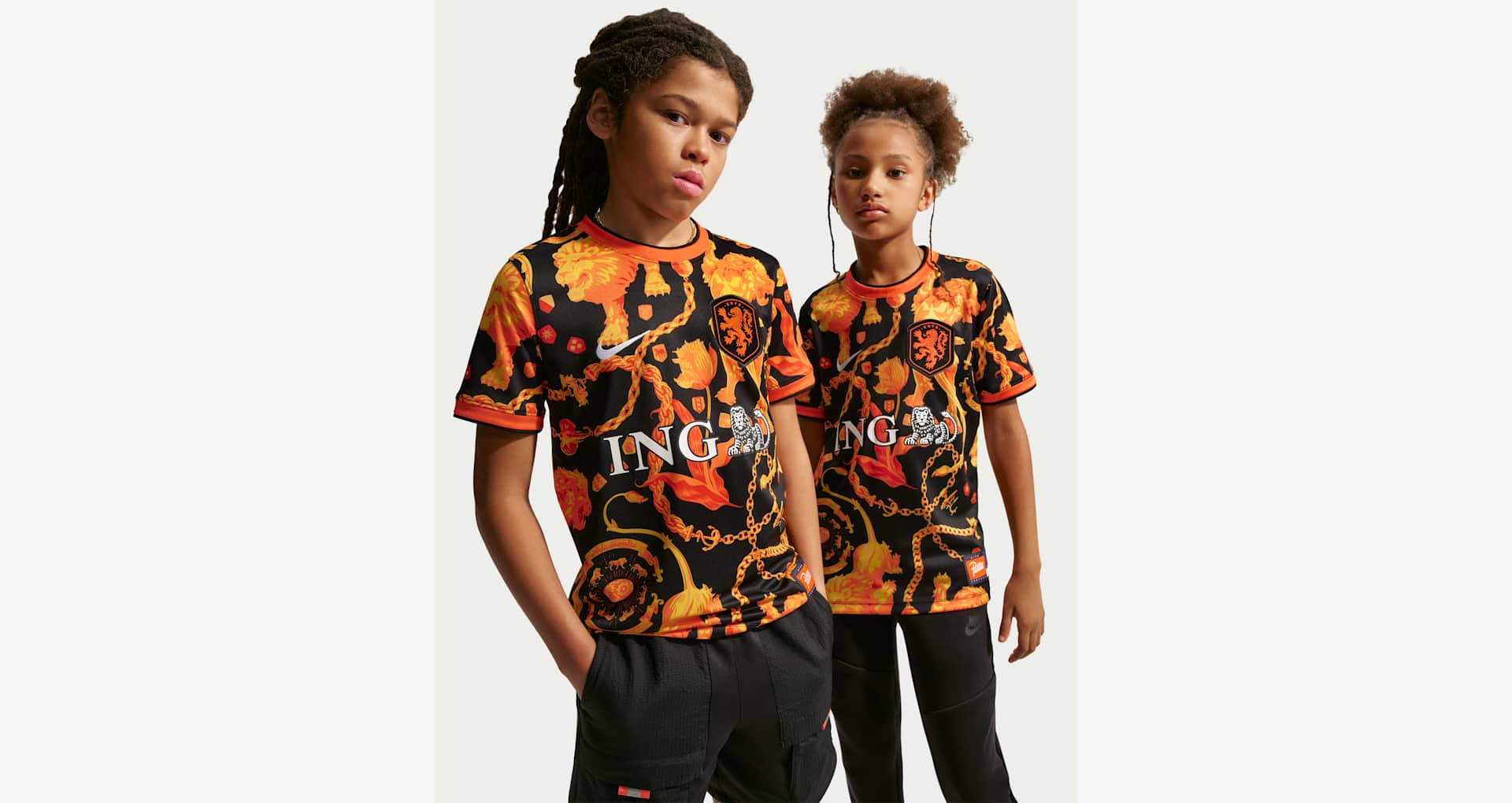 Netherlands x Patta Big Kids' Short-Sleeve Soccer Top Release Date
