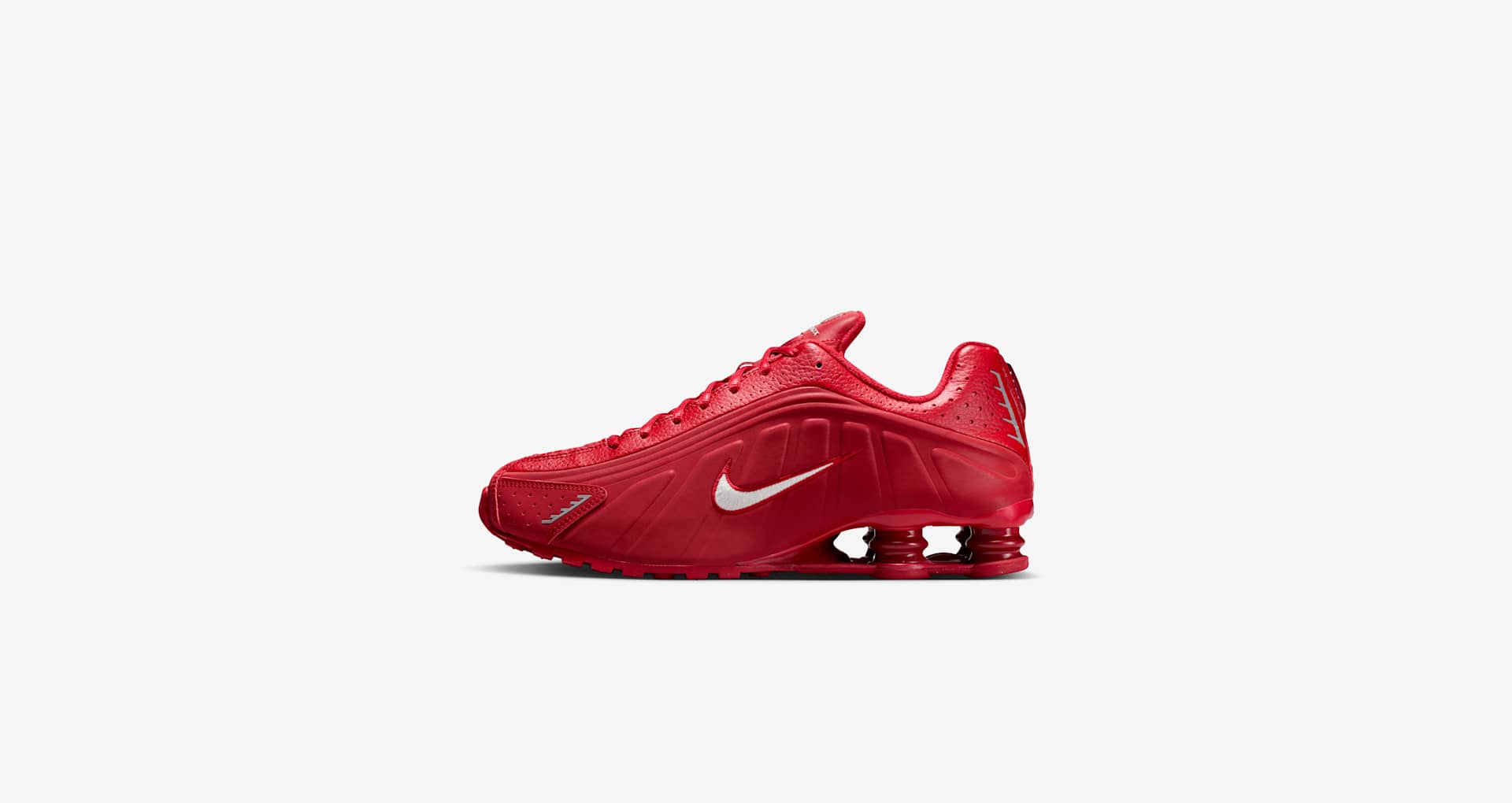NIKE shox r4赤 Nike Shox R4 Shoes University Red Black HQ1988-600 Men's Sizes NEW