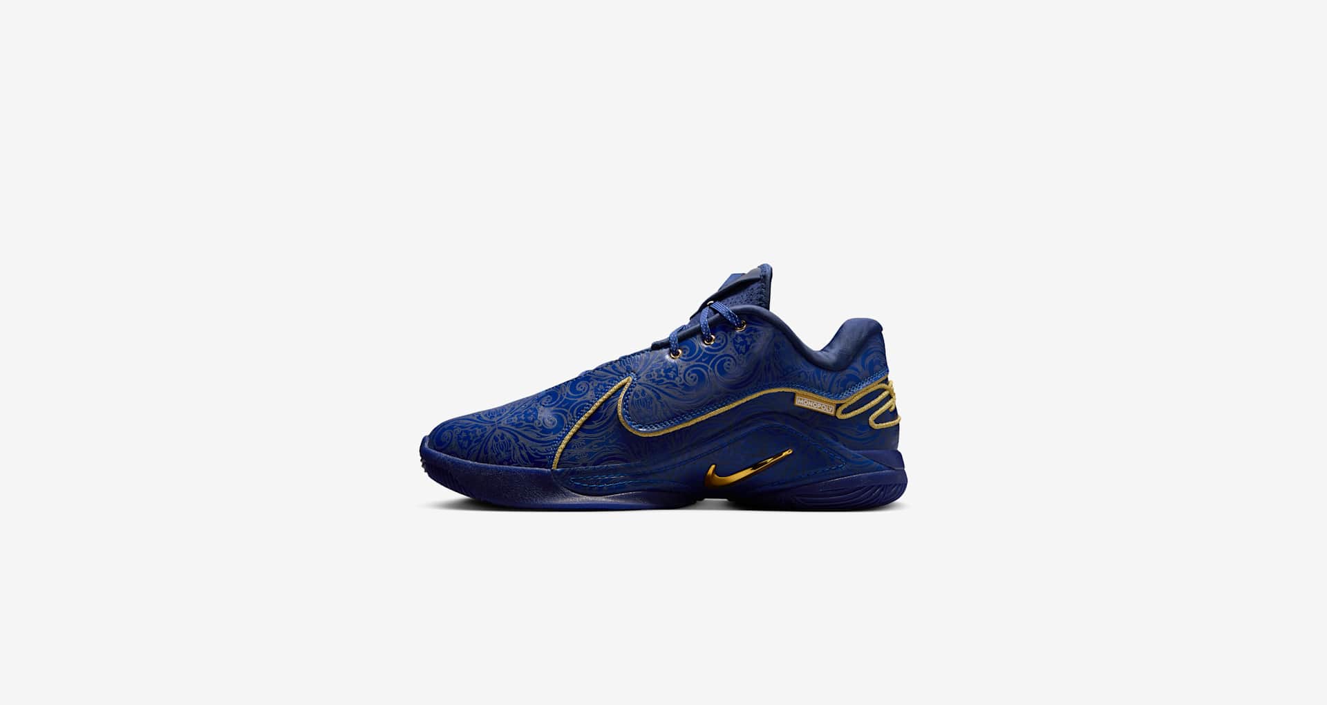 blue and gold lebrons