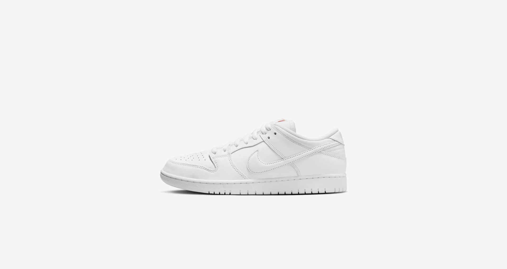Nike SB Dunk Low Pro 'White' (FJ1674-100) release date. Nike SNKRS