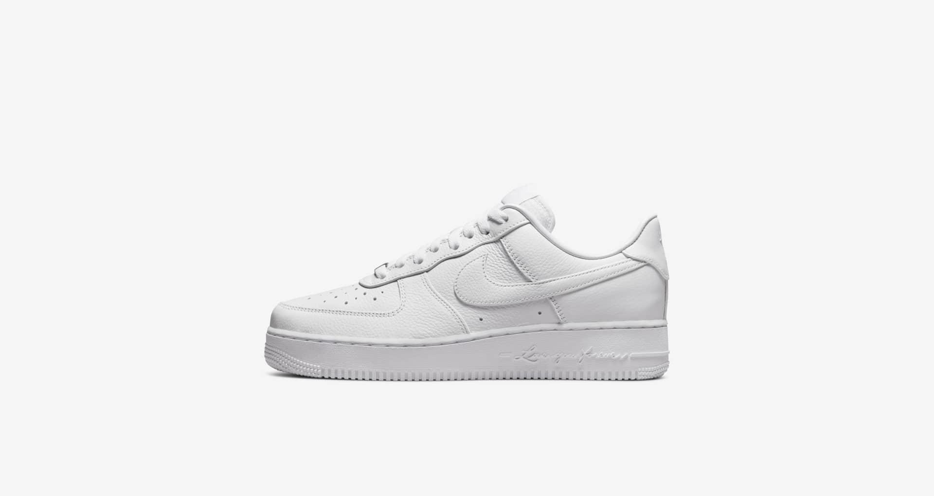 NOCTA Air Force 1 'White' (CZ8065-100) release date. Nike SNKRS