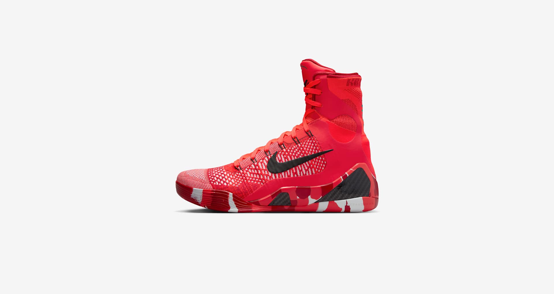 Kobe 9 Elite High Protro Men Size 9 Bright Crimson and Emerald Green 112025 KOBE 9 ELITE HIGH PROTRO  main image 4