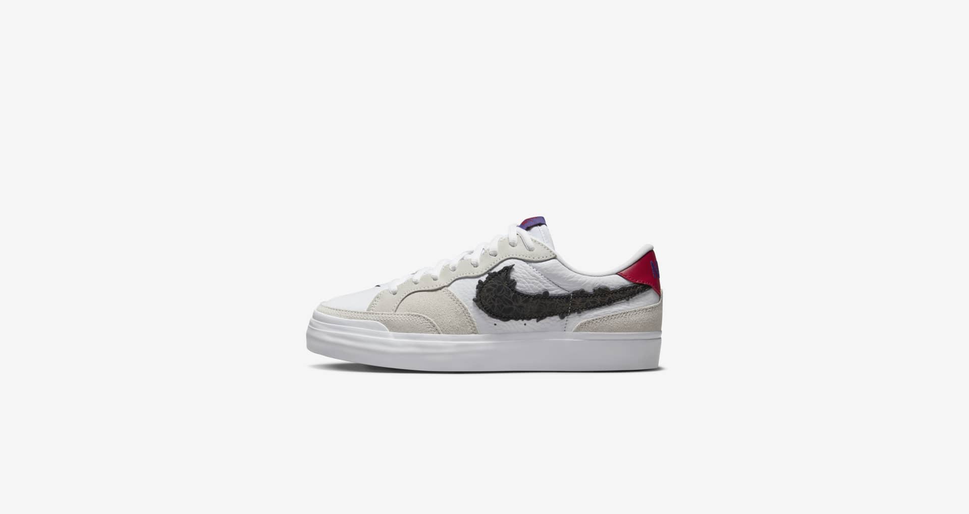 NIKE ポゴ Nike SB Pogo Plus White, Orange & Blue Skate Shoes | MainPlace Mall