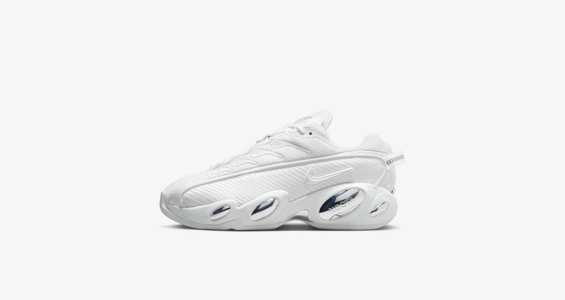 NOCTA Glide 'Triple White' (DM0879-100) release date . Nike SNKRS