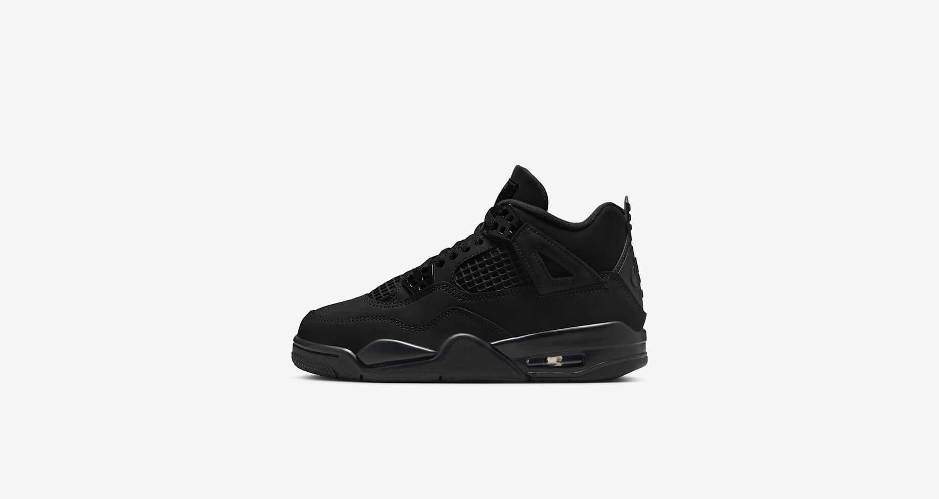 Big Kids' Air Jordan 4 'Black Cat' (IB4171-010). Nike SNKRS