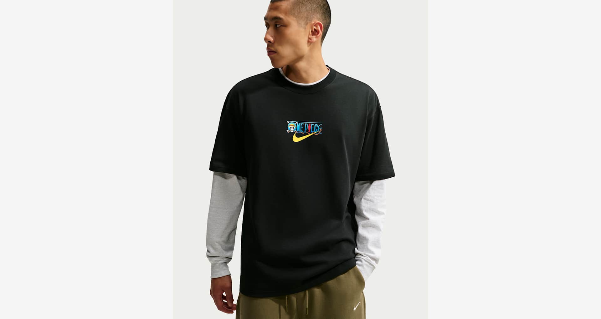 Take a look at Nike x One Piece Apparel Collection. Nike SNKRS