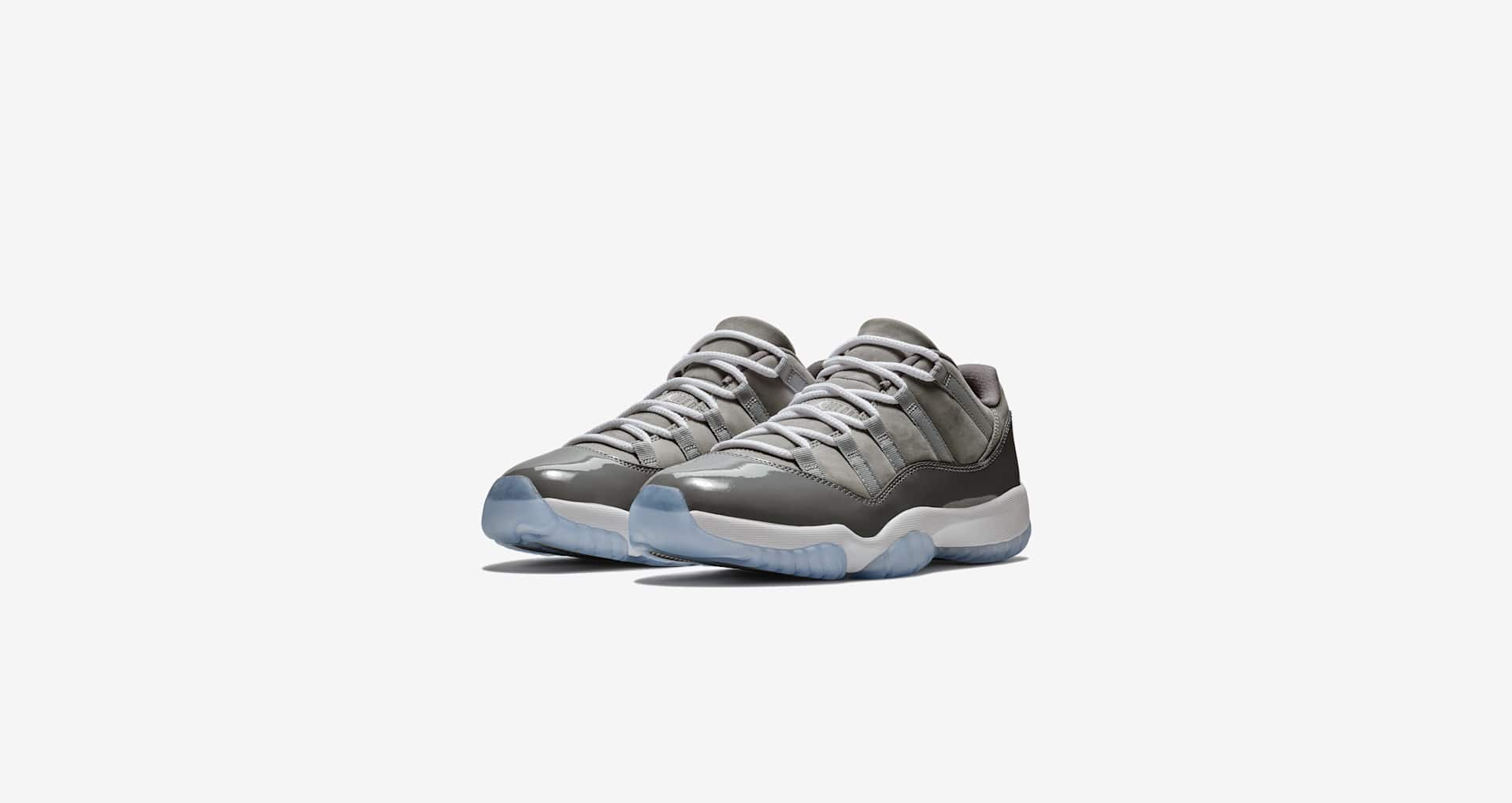 nike air jordan 11 retro low cool grey