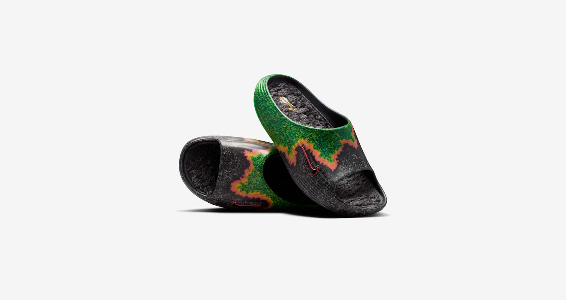 ReactX Rejuven8 Slide 'Dark Smoke Grey and Kelly Green' (IR0459