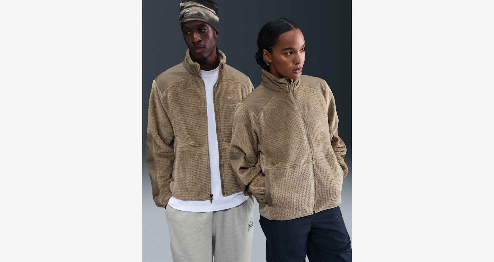 Nike x Stüssy High-Loft Full-Zip Jacket Release Date. Nike SNKRS