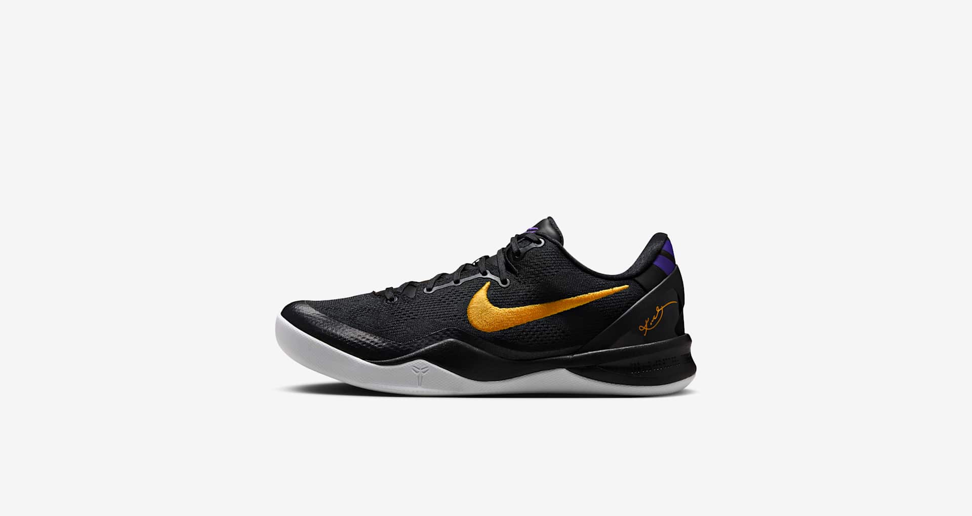 シューズ(男性用) Nike Kobe 8 Black University Gold 25.5 fecha-de-lanzamiento-de-los-