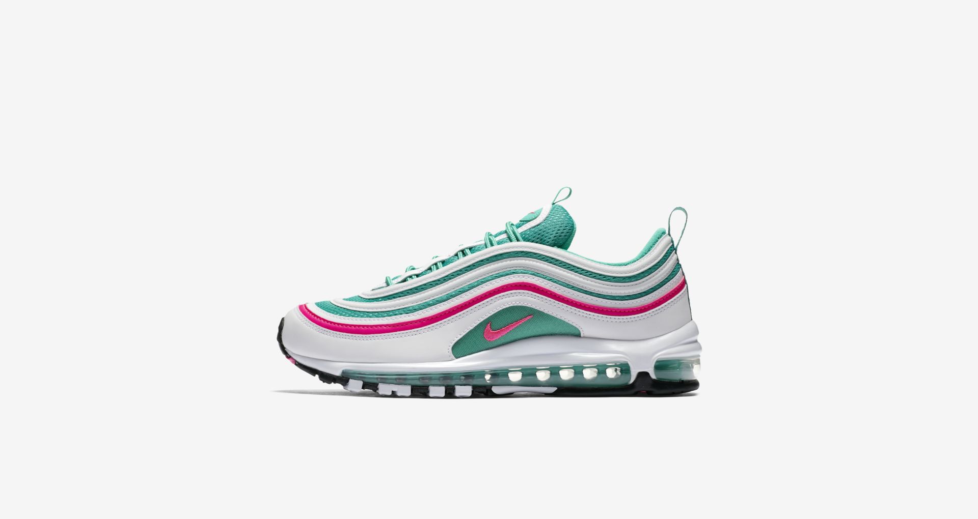 nike air max 97 white green pink