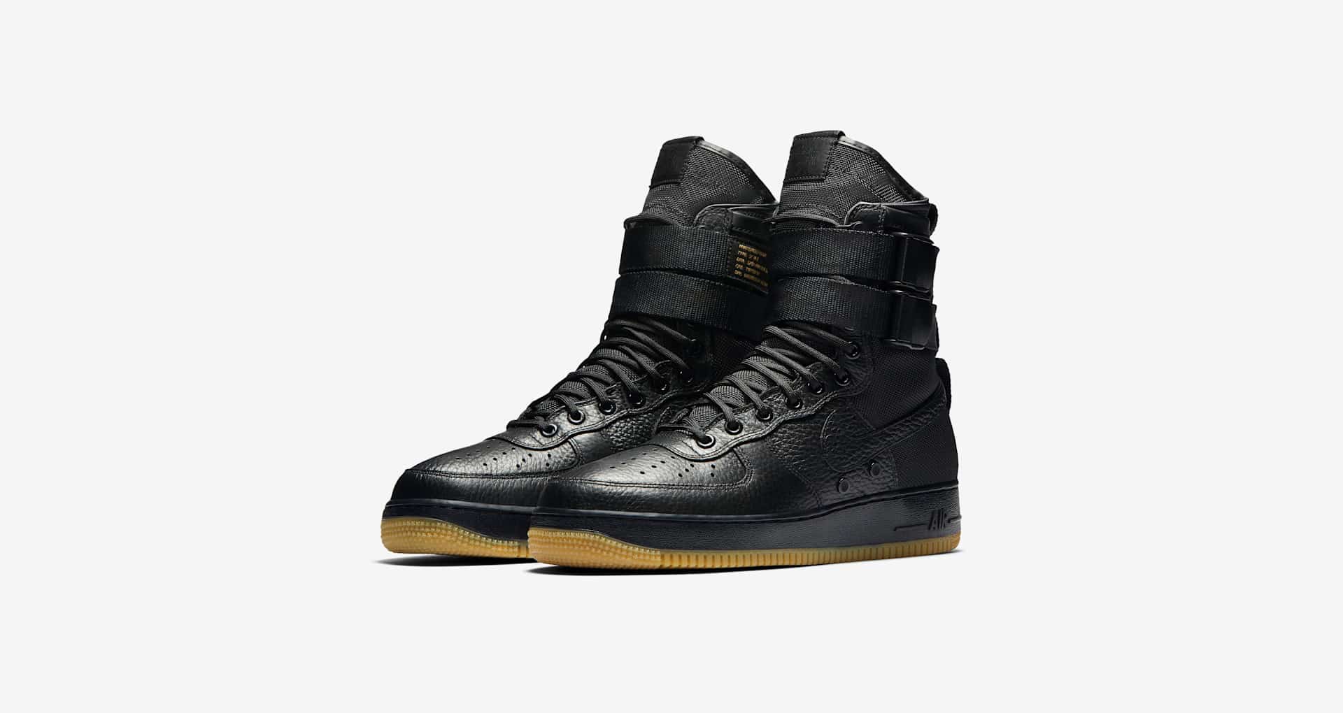 ナイキ スペシャル フィールド エア フォース 1 'Black & Gum