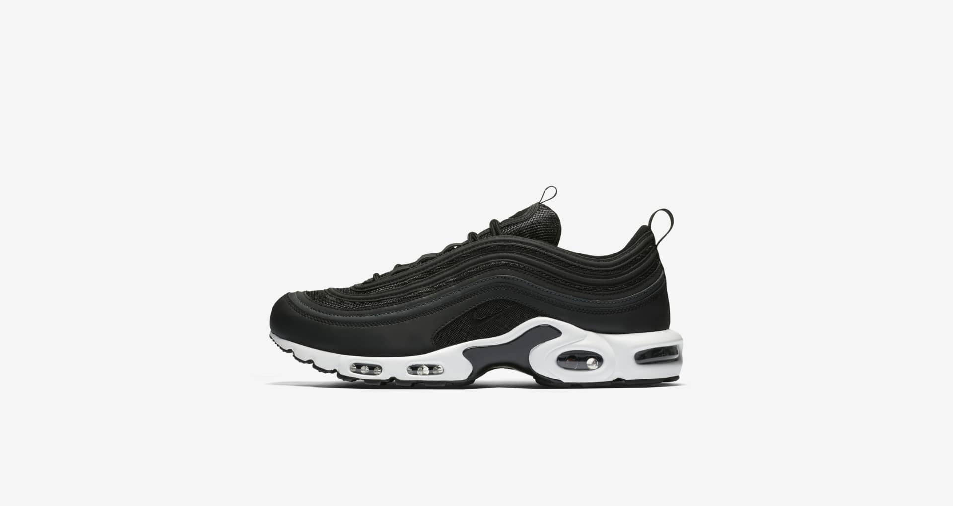 nike air max 97 plus black white