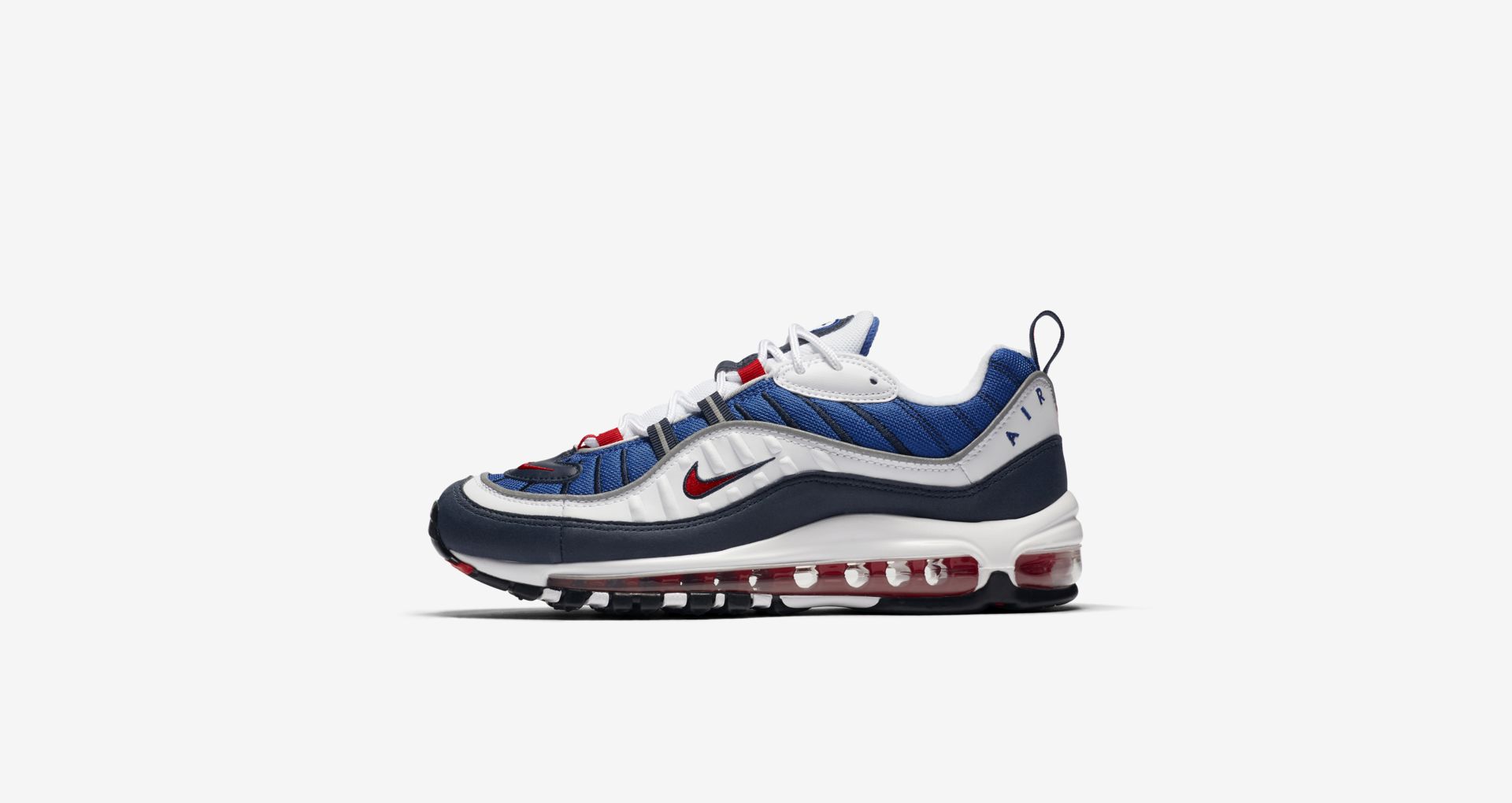 air max 98 white university red obsidian