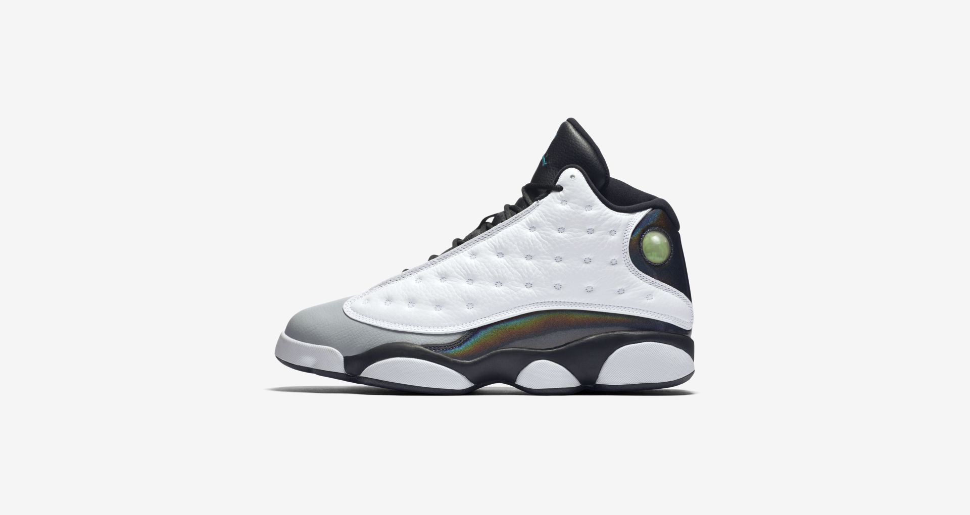 jordan retro 13 white and grey
