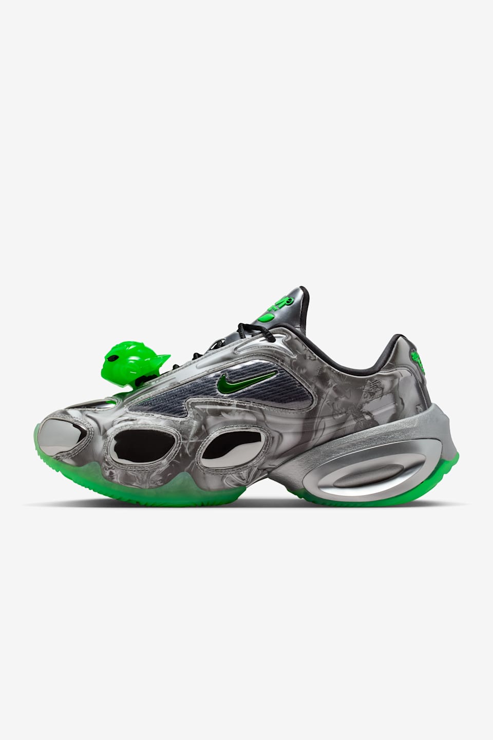 Fecha de lanzamiento de los Air Max Muse x WINDOWSEN "Metallic Silver and Rage Green" para mujer (IH2120-002)